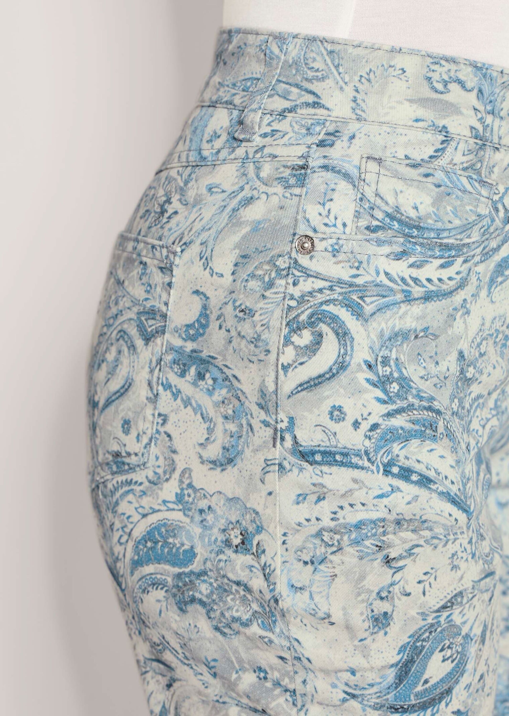 MADELEINE Chinos »Druckhose Jerseyhose mit Paisley-Muster«