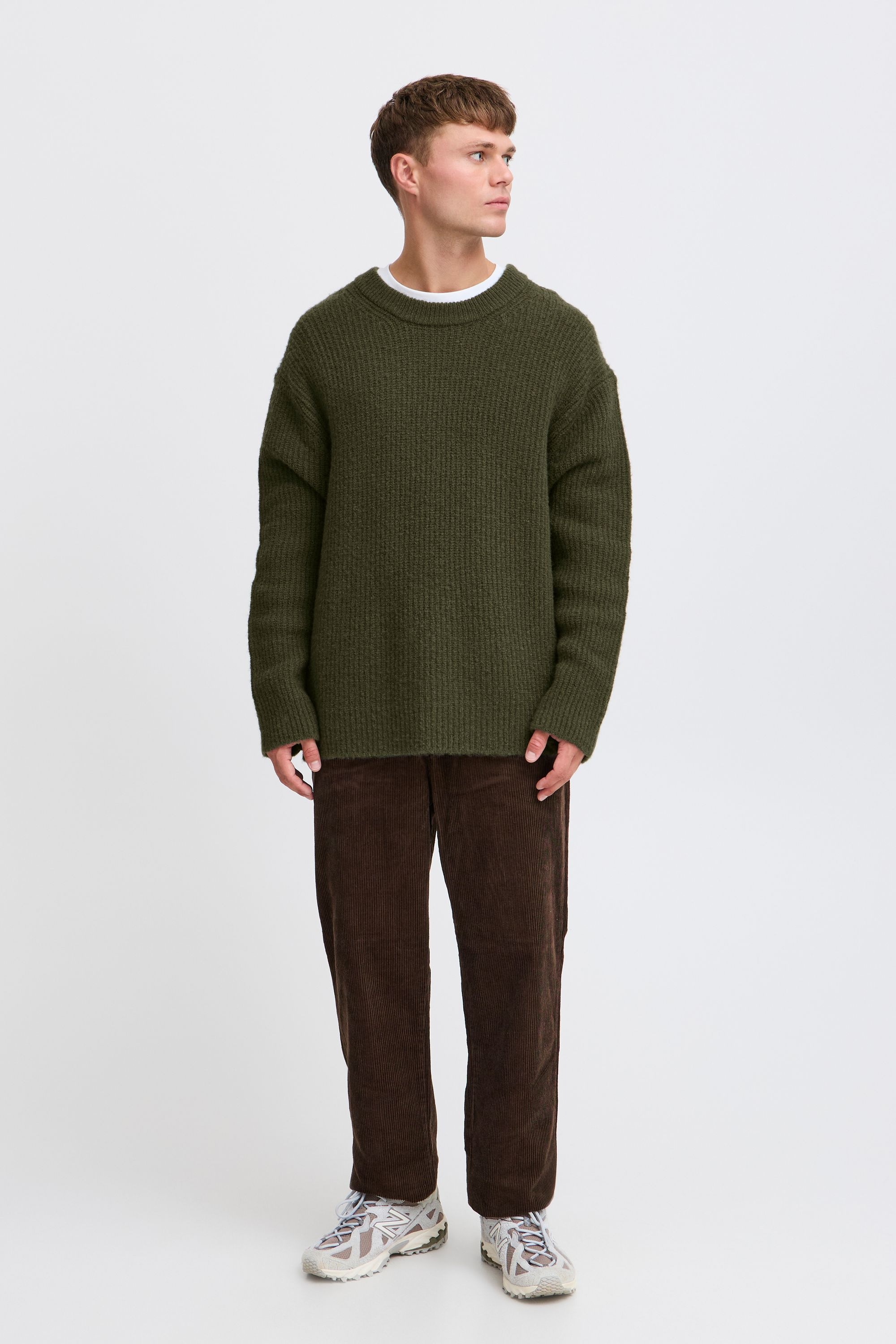 !Solid Strickfleece-Pullover »Strickpullover SDNOHI«