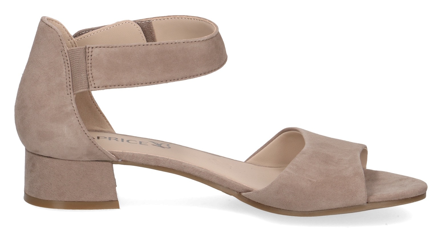 Caprice Sandalette, Blockabsatz, Sommerschuh, Sandale mit praktischem Klettverschluss