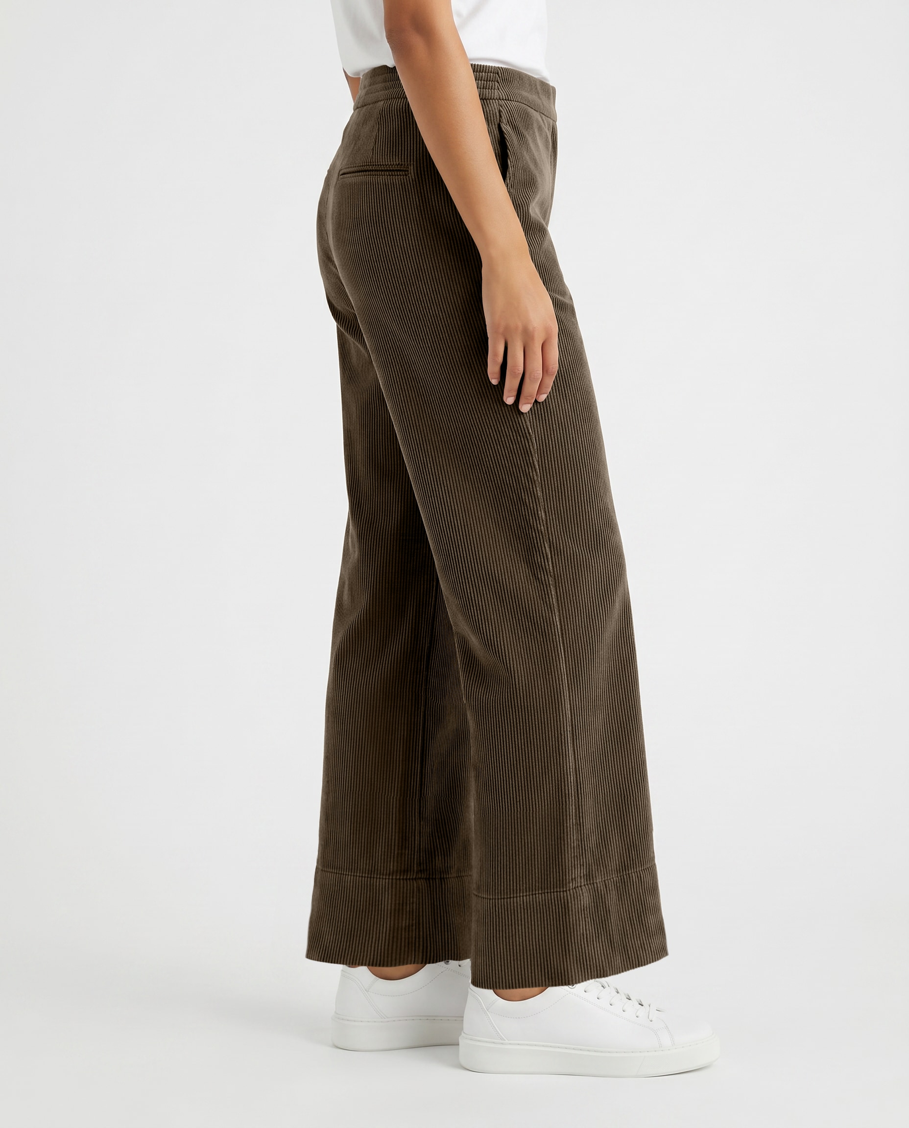 Stehmann 7/8-Hose »Fabienne3-700«  Weite Cordhose mit elastischem Bund