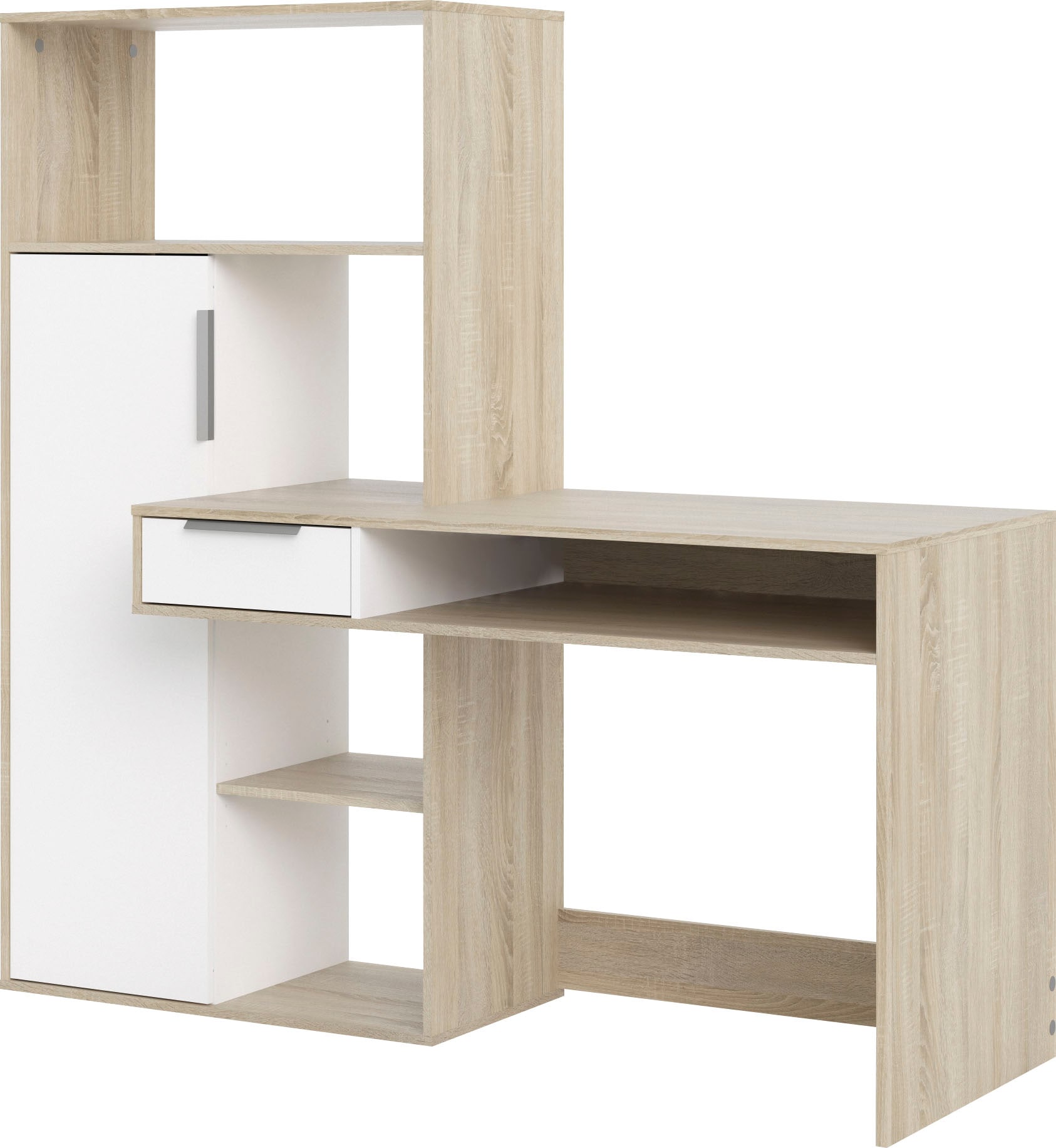 INOSIGN Regal-Schreibtisch »Function Plus, Standregal, Aktenregal, Stauraumregal, Multifunktional,«, mit 1 Schublade, 1 Tür, Regal und Fächern
