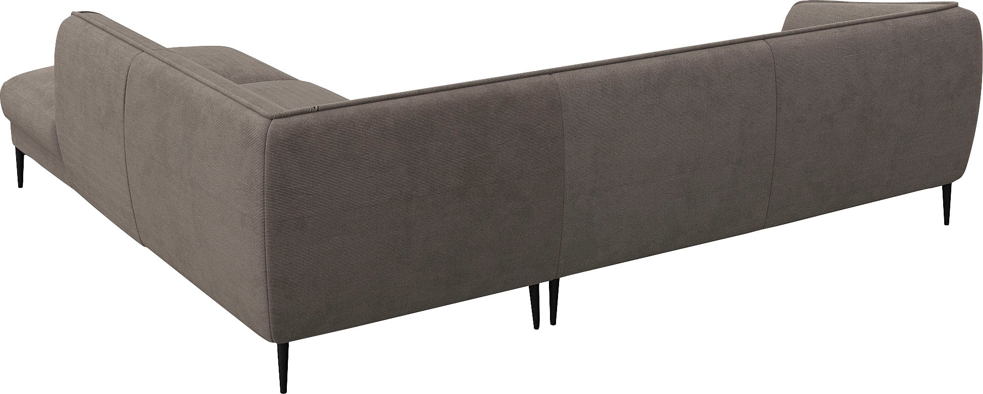FLEXLUX Ecksofa »Belle Designsofa, L-Form, B/T 268/209 cm« Skandinavisches Design, In hochwertiger Verarbeitung