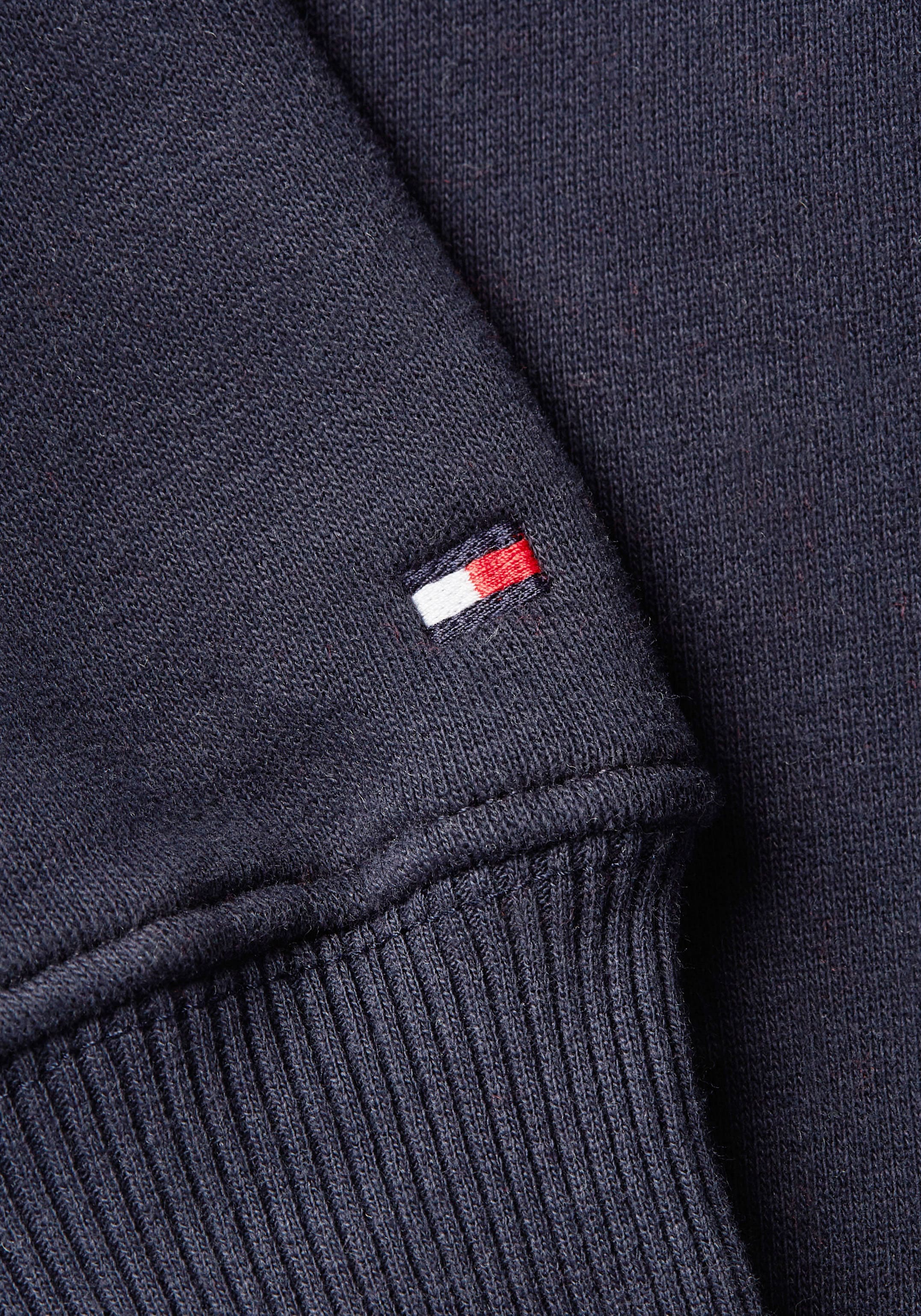 Tommy Hilfiger Kapuzensweatshirt »REG CREST HOODIE«, mit gesticktem Logoschriftzug