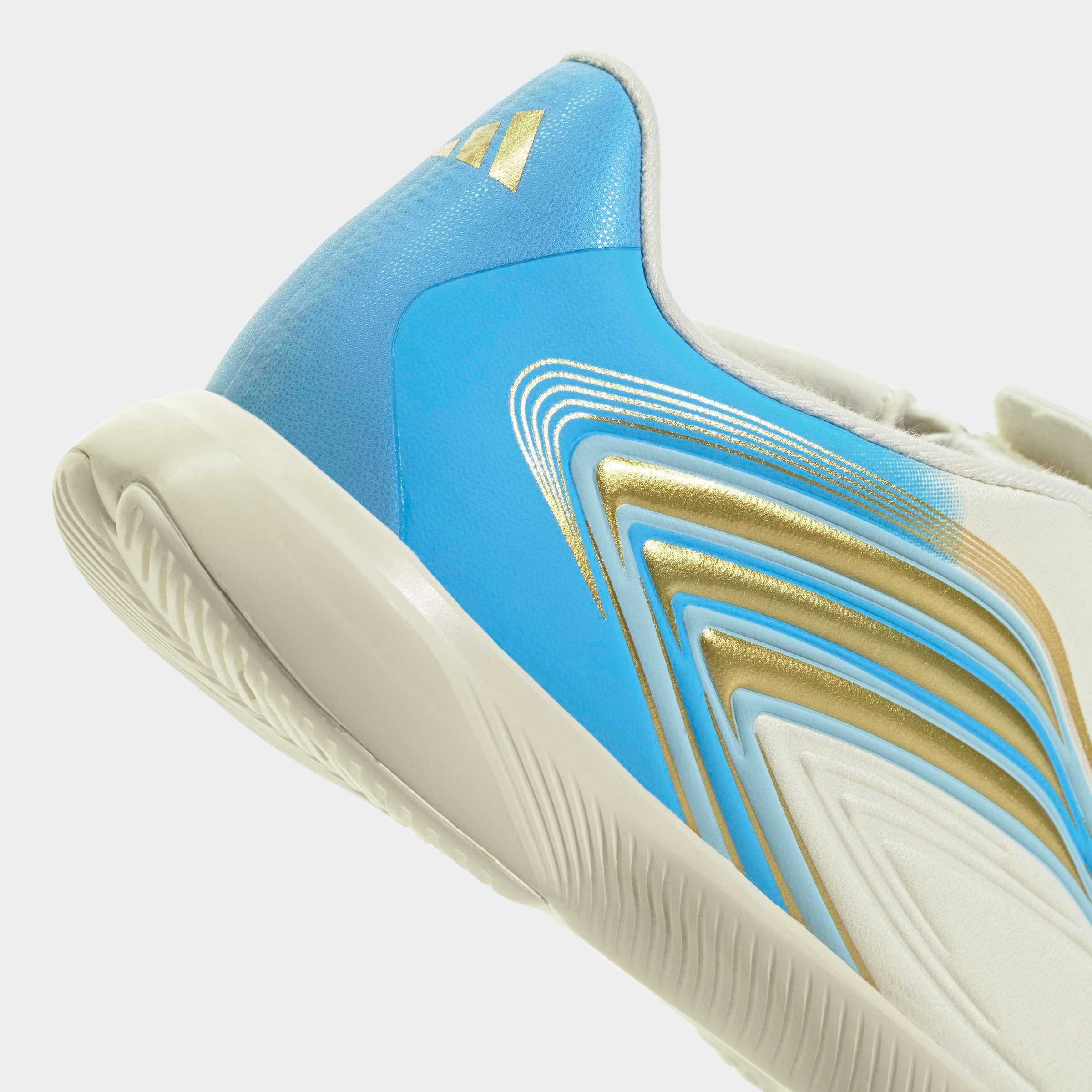 adidas Performance Fußballschuh »F50 MESSI LEAGUE KIDS , HALLENBÖDEN, OHNE SCHNÜRSENKEL«  für Hallenboden, für Jugendliche & Kinder