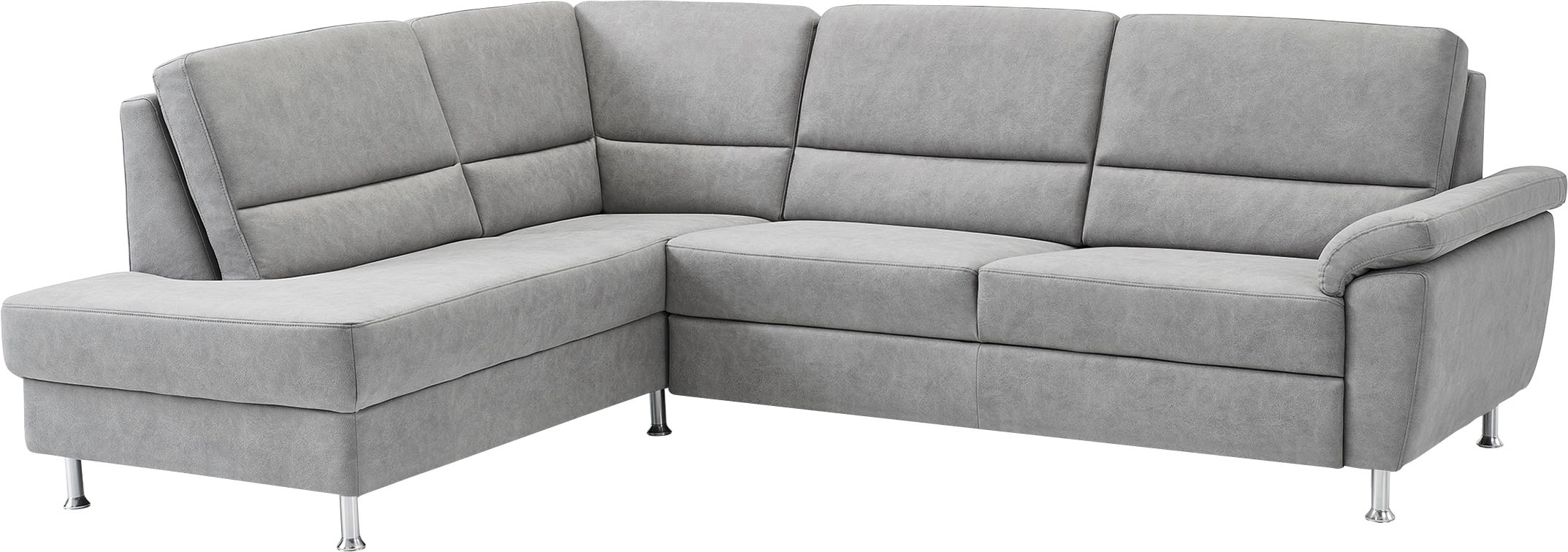 CALIZZA INTERIORS Ecksofa »Onyx L-Form«, Ottomane links oder rechts, wahlweise mit Bettfunktion, Breite 257 cm