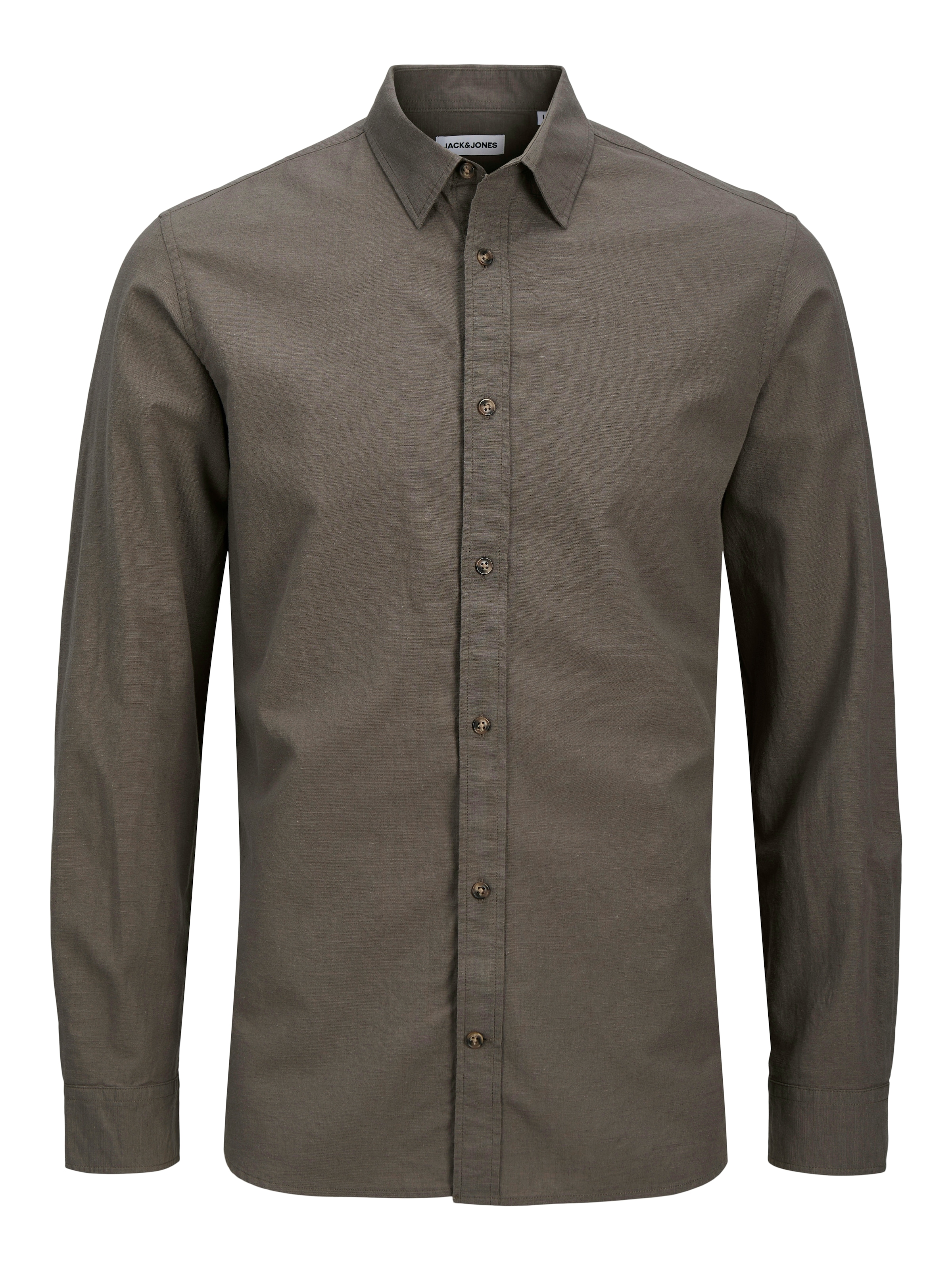 Jack & Jones Langarmhemd »JJESUMMER SHIRT LS SN«, mit Hemdkragen