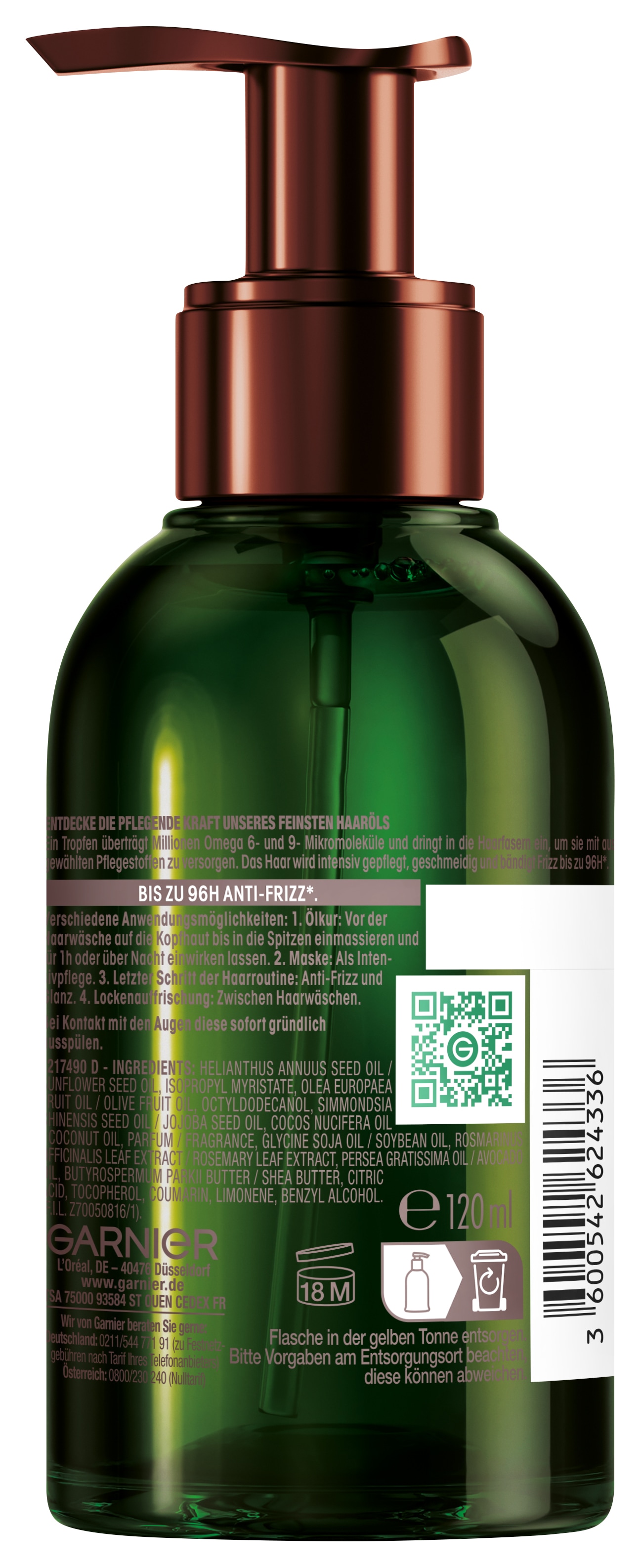 GARNIER Haaröl »Garnier Wahre Schätze Curl Revival Elixir«