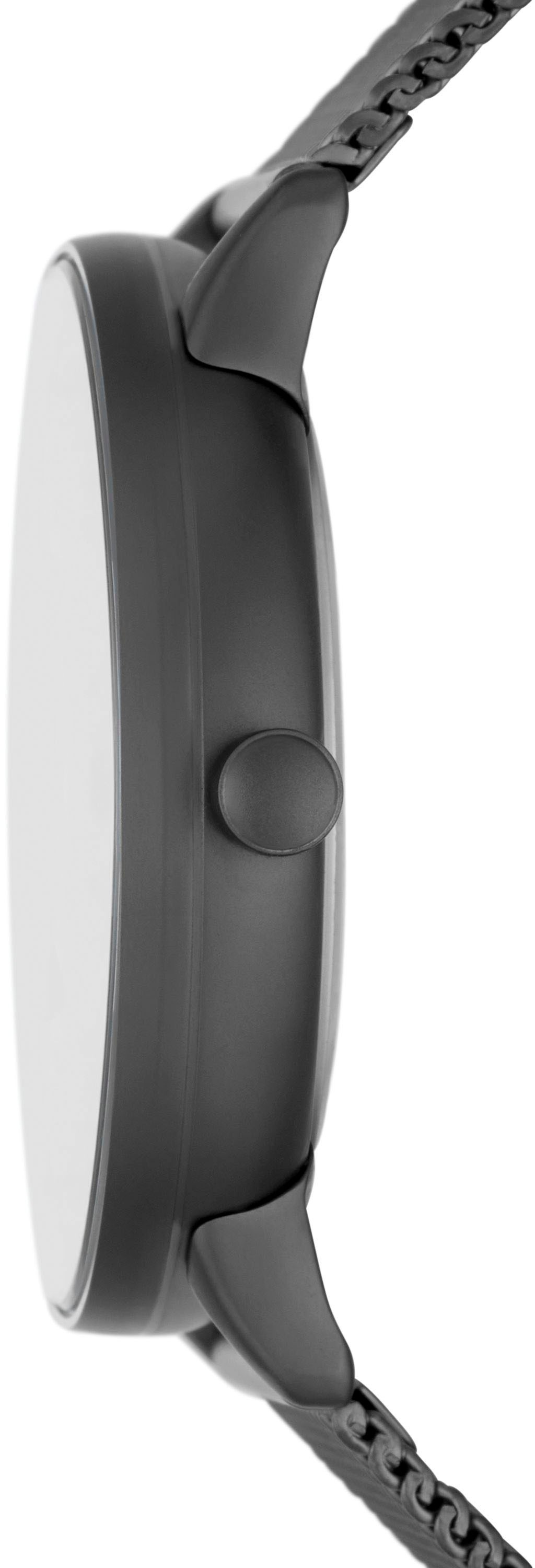 Skagen Quarzuhr »RIIS«, Armbanduhr, Damenuhr,Herrenuhr, analog, Edelstahlarmband