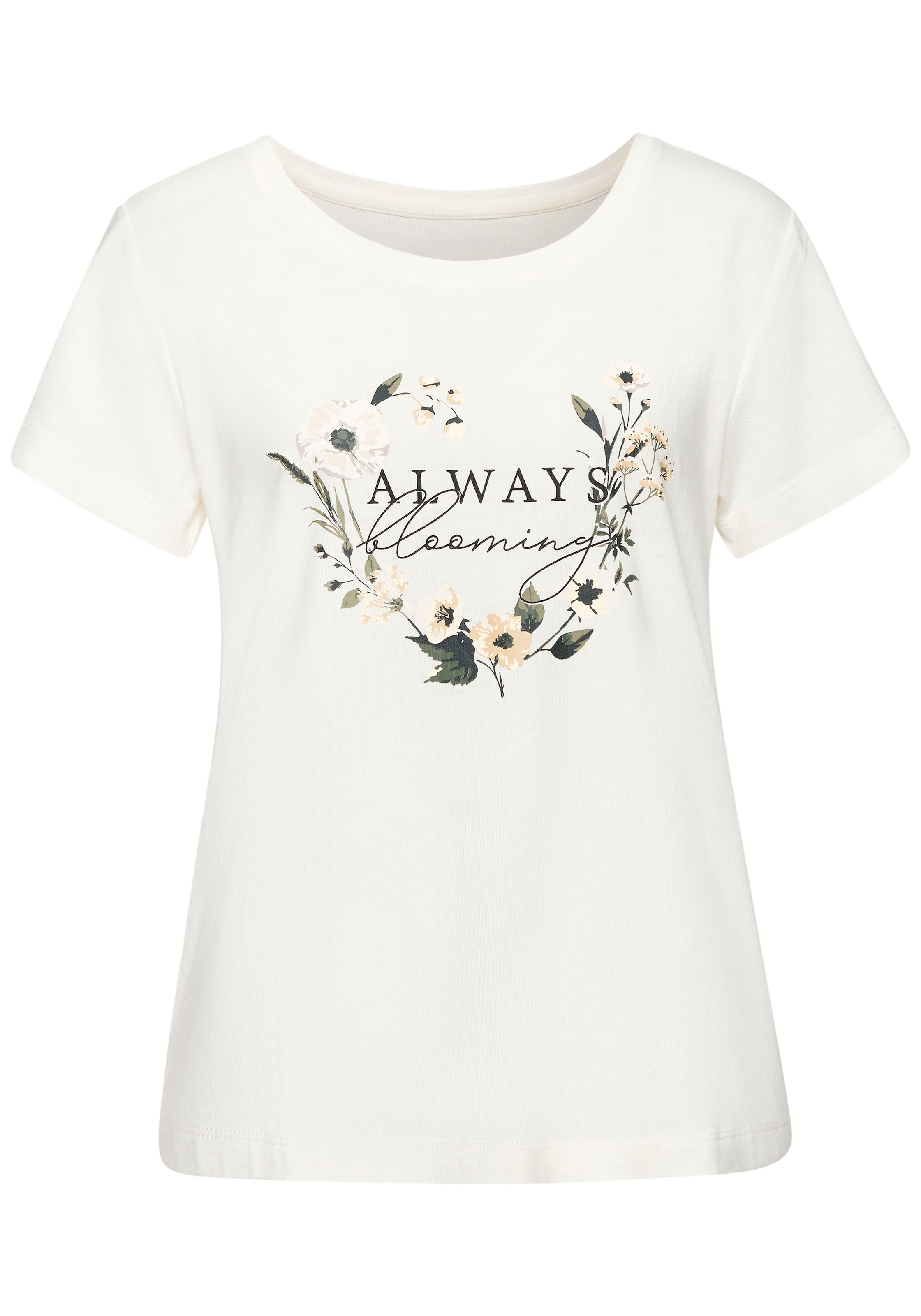 LASCANA Pyjama 2-teilig, 2 tlg. mit schönem Blumenmuster