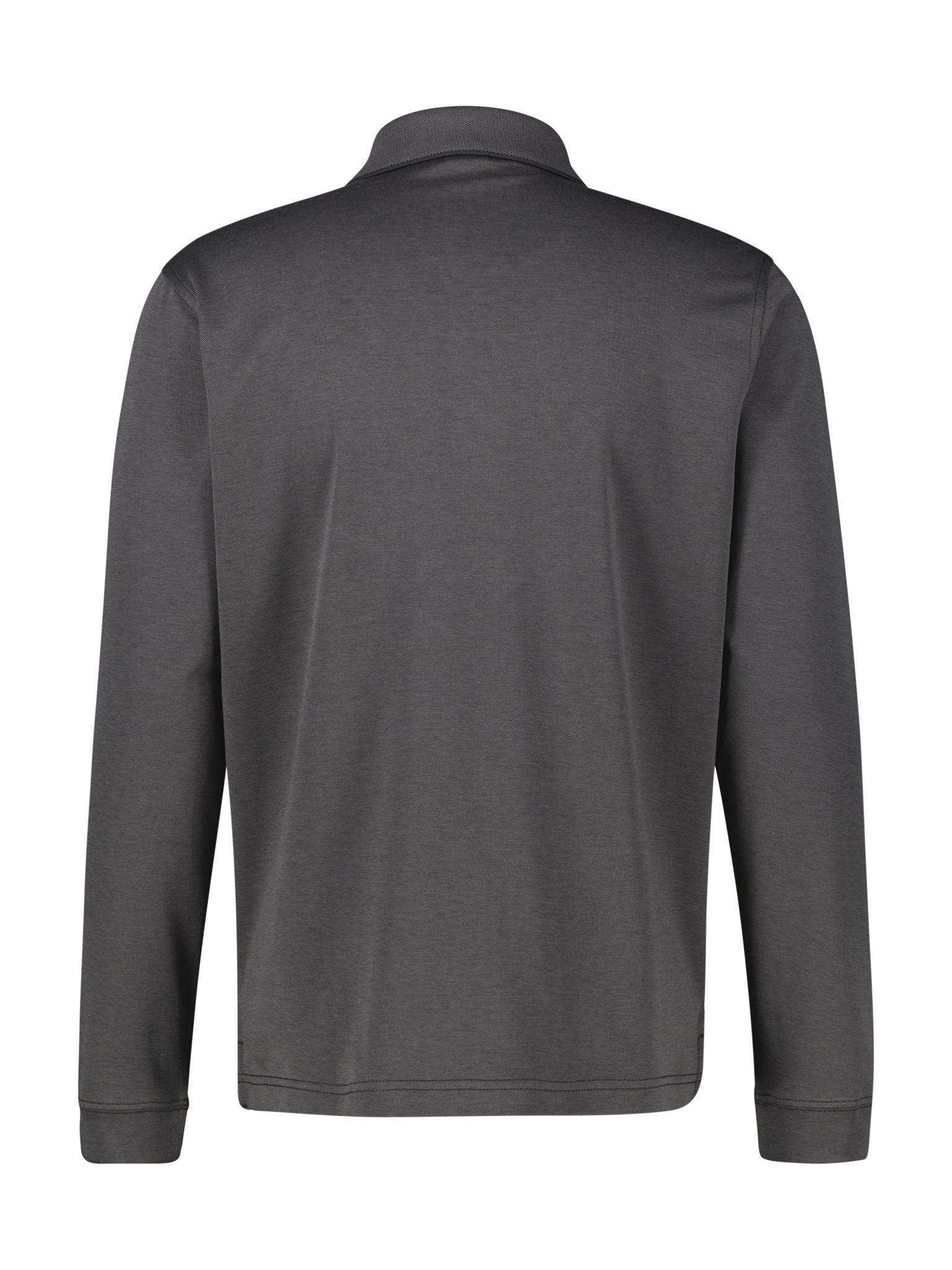 LERROS Langarm-Poloshirt mit Logo-Stickerei