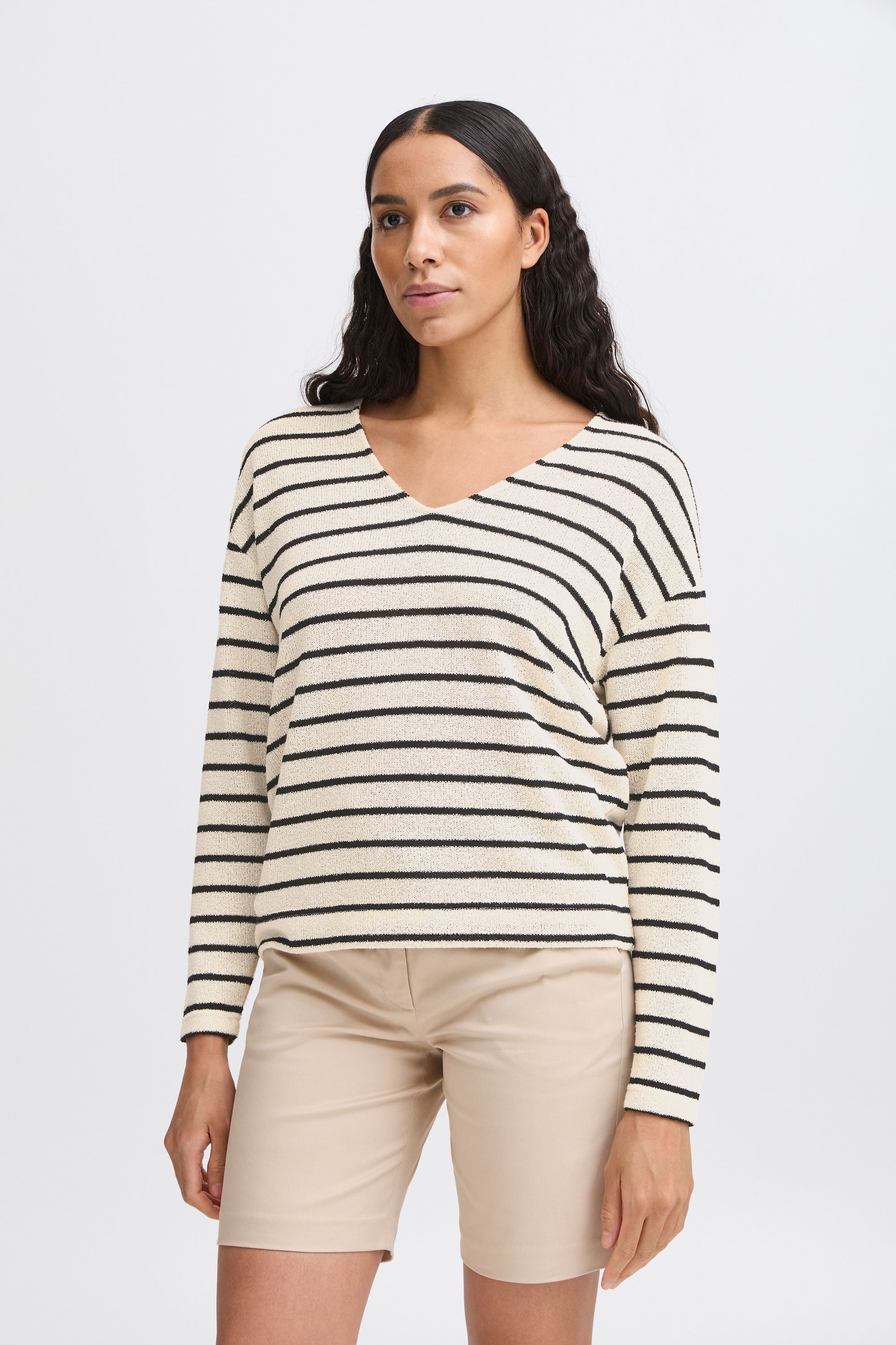 b.young Longpullover »Sweatshirt BYSIF STRIPE«
