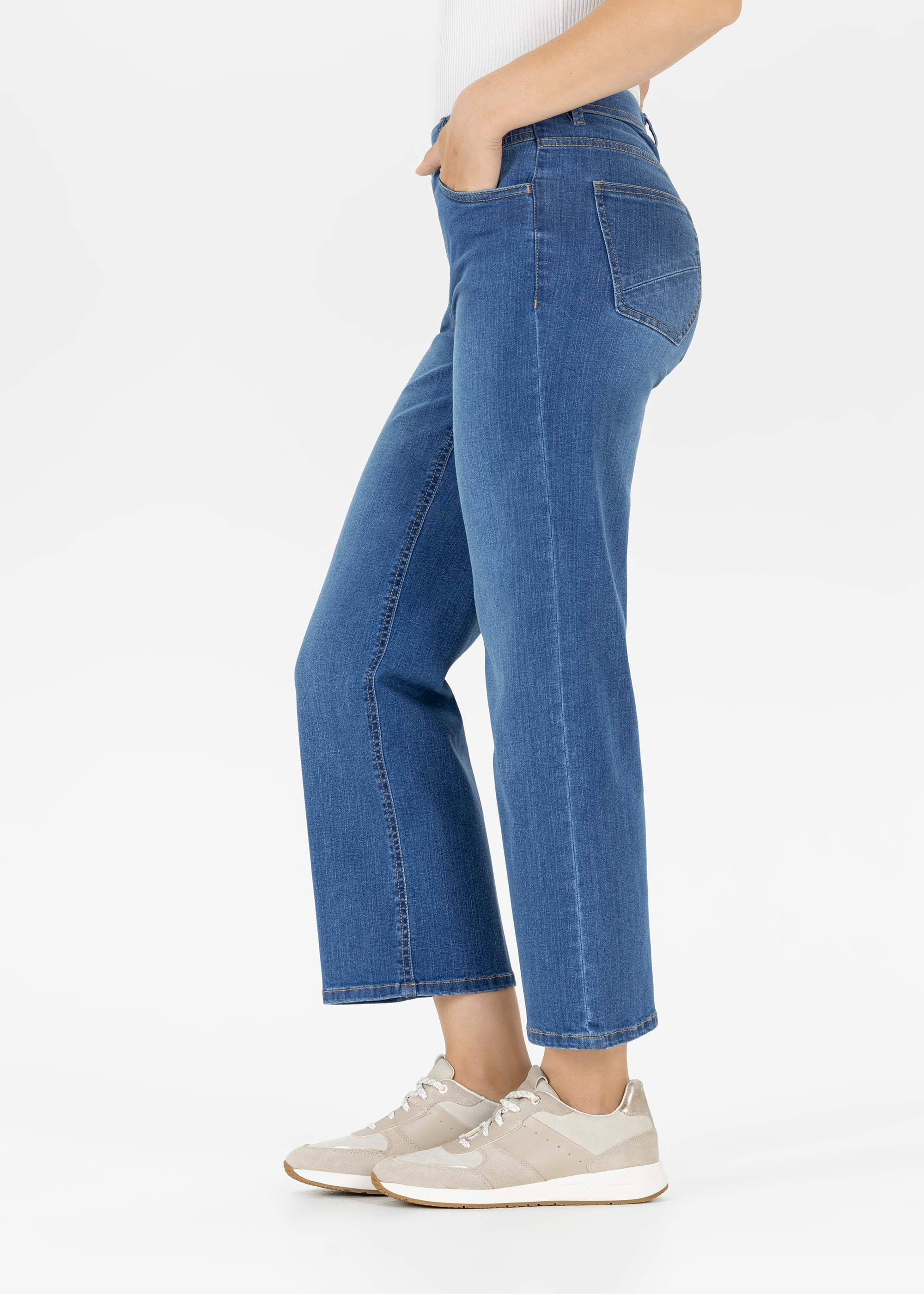 Stehmann 7/8-Jeans »Melli-Culotte-W« 7/8-Beine, mit Gummizug