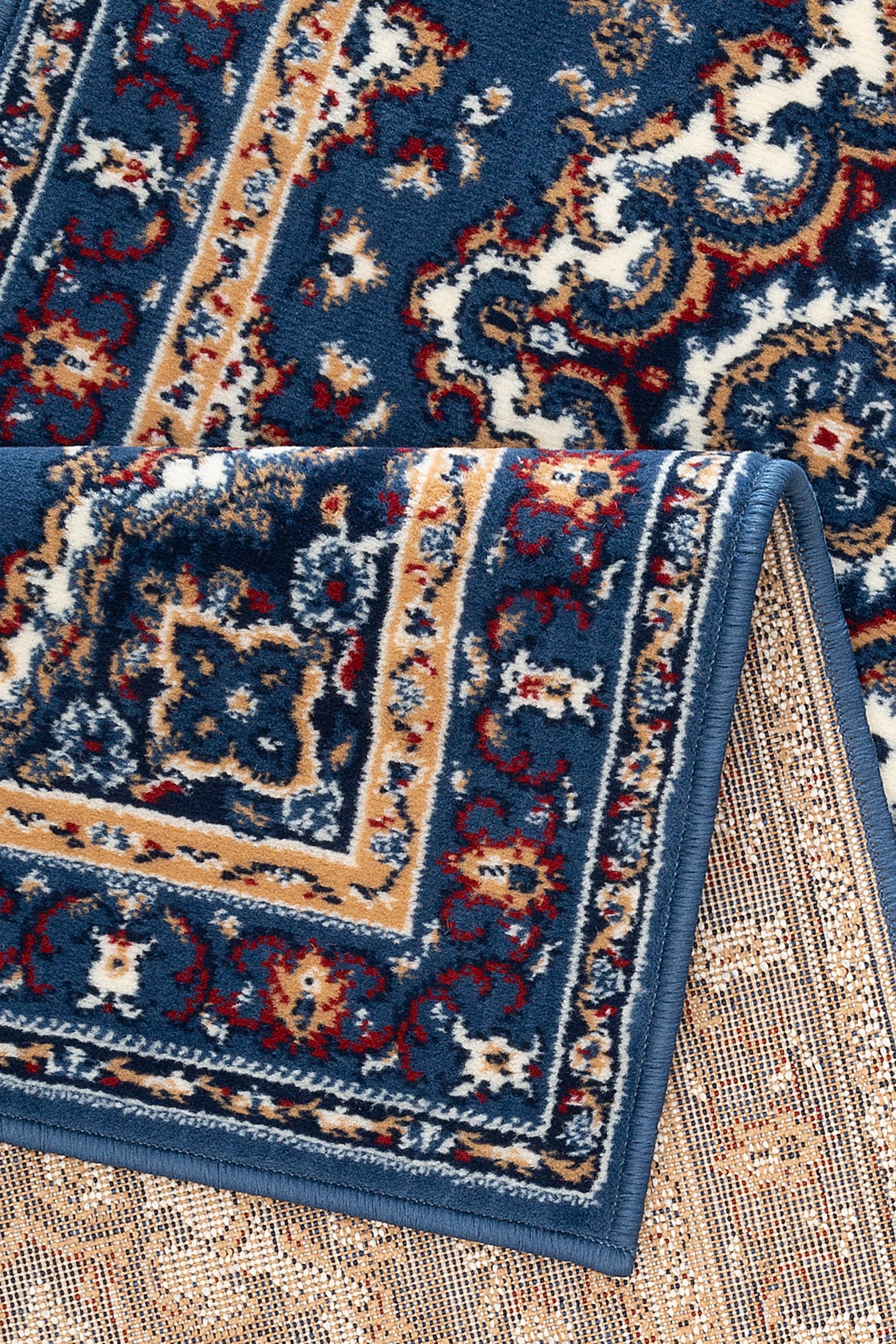 my home Läufer »Oriental, Made in Belgium«, rechteckig, 7 mm Höhe, Läufer, Brücke, Kurzflor, Orient-Optik, mit Bordüre, gewebt