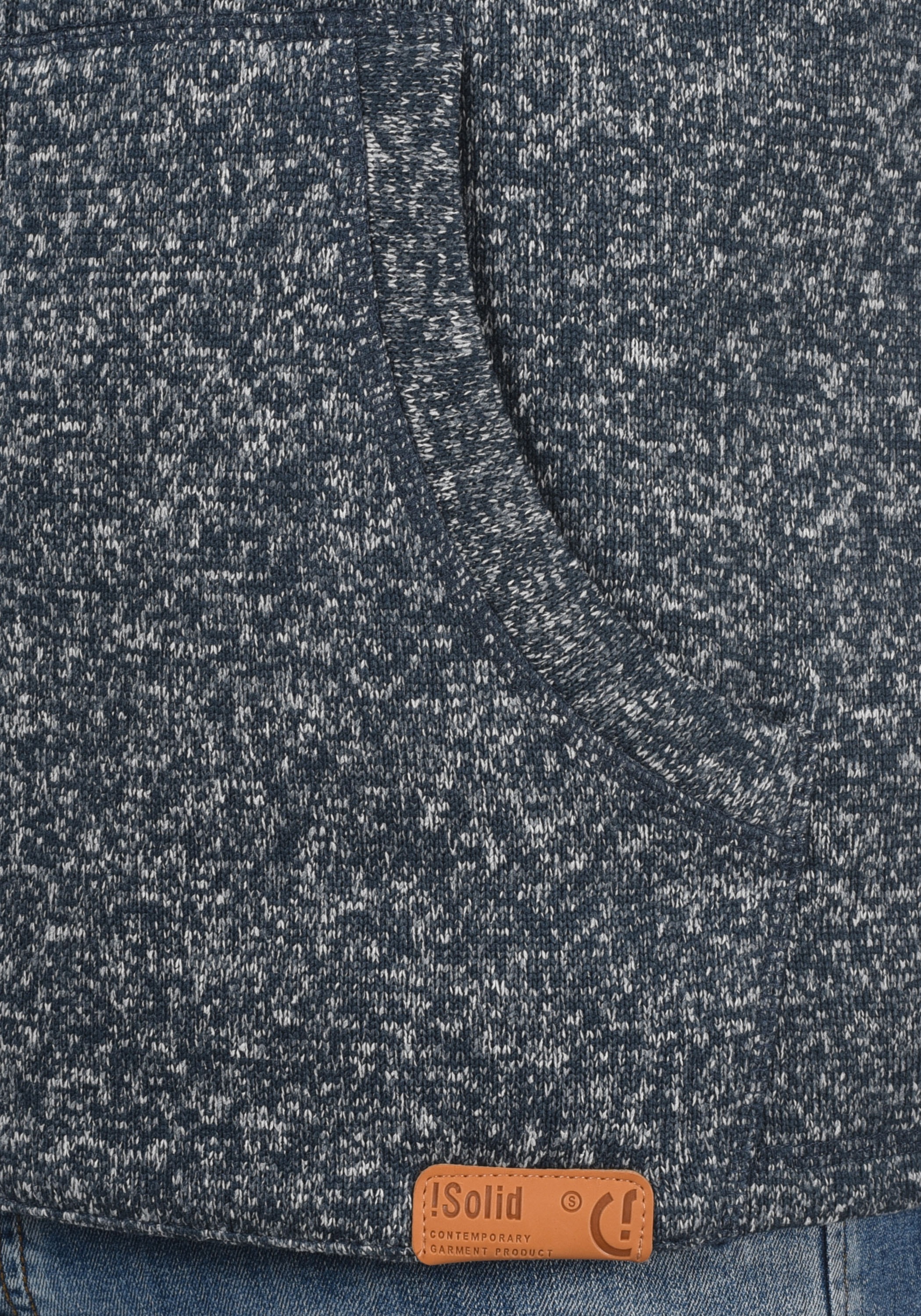 !Solid Fleecejacke »Fleecejacke SDLuki«, ohne Kapuze