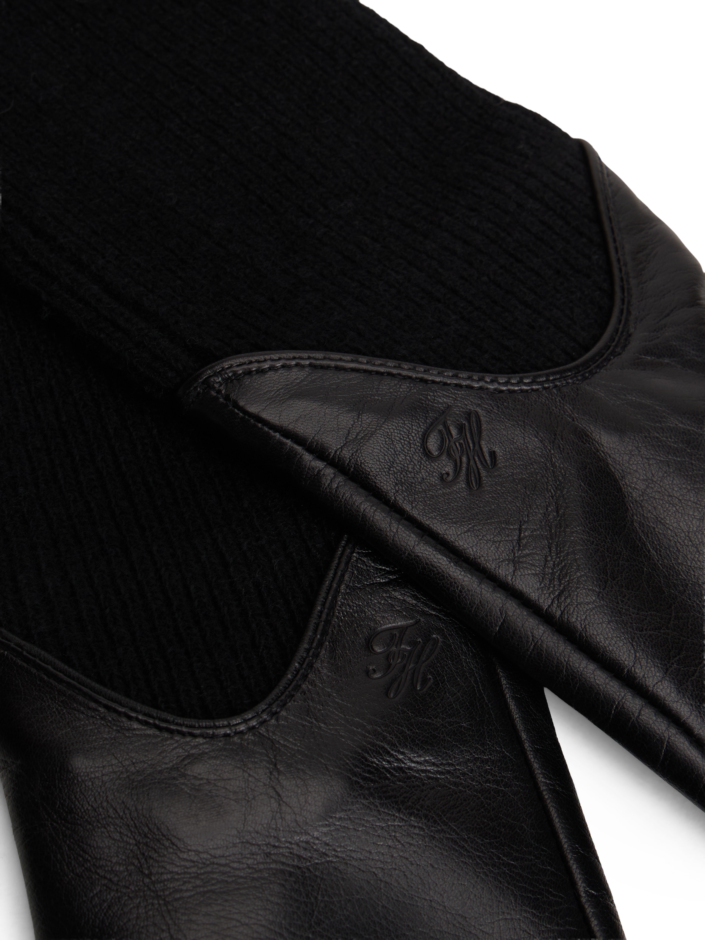 Tommy Hilfiger Lederhandschuhe »HERITAGE SCRIPT LTHR GLOVES«, (2 St.), Regular fit