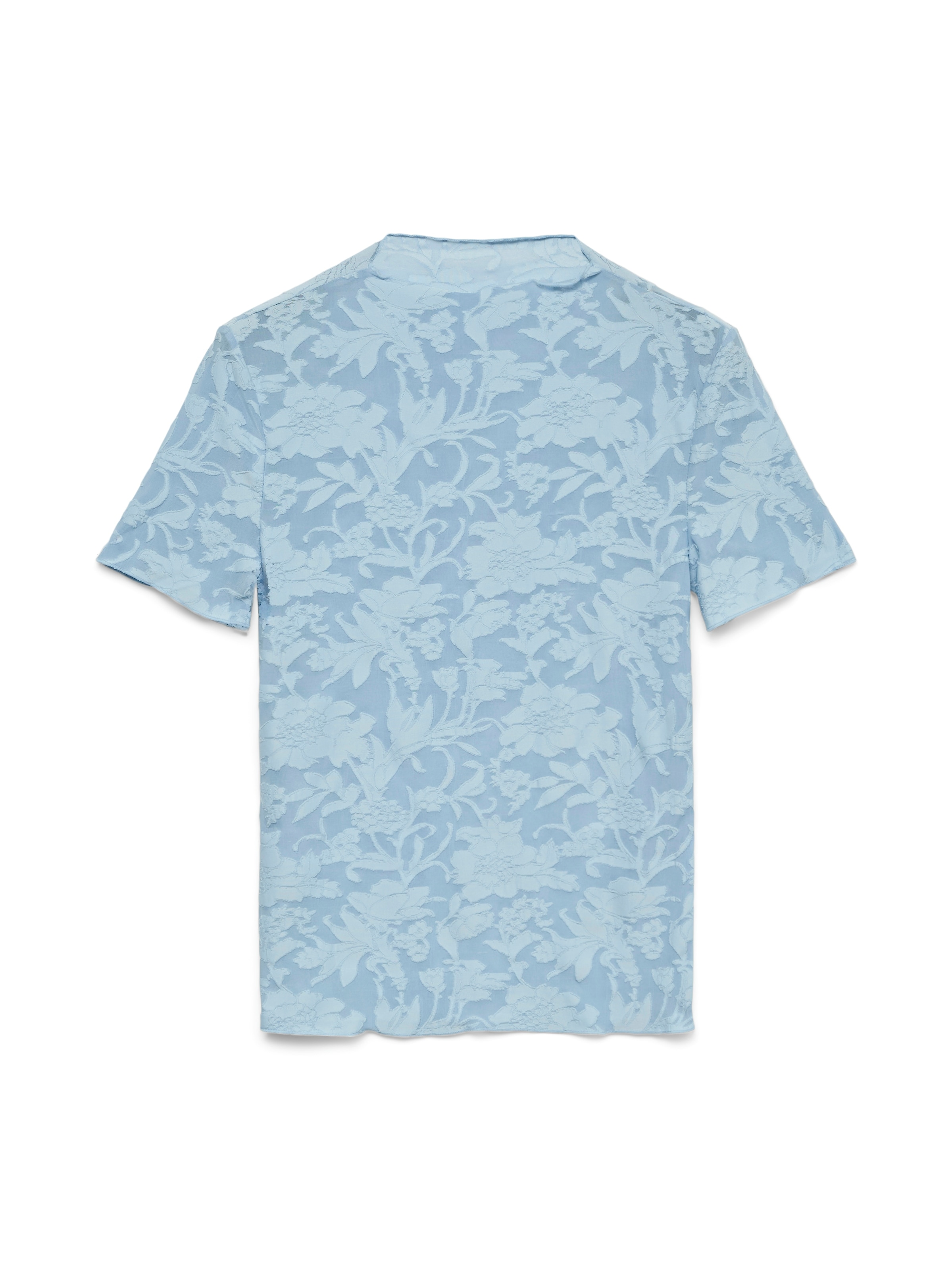 Vero Moda Kurzarmshirt »VMLAYLA SS TOP JRS NOOS« Materialmix