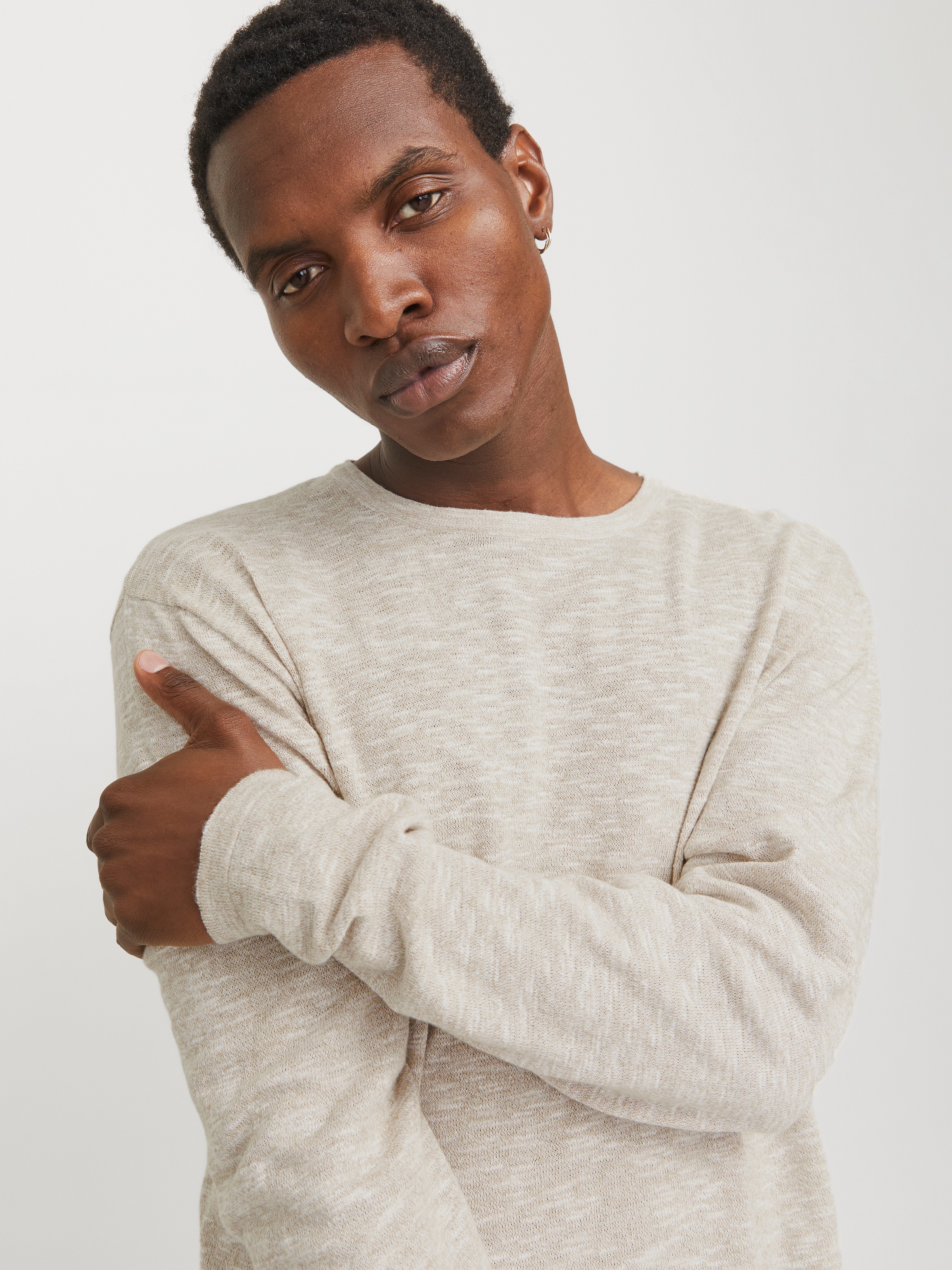 Jack & Jones Rundhalspullover »JJESUMMER KNIT CREW NECK SN«, mit Rundhalsausschnitt