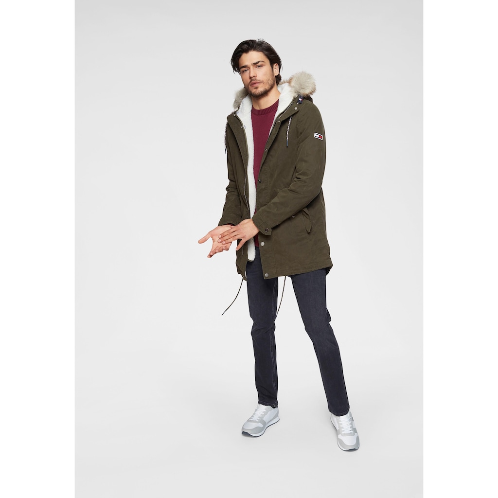 Tommy Jeans Parka »TJM COTTON LINED PARKA«, mit Kapuze