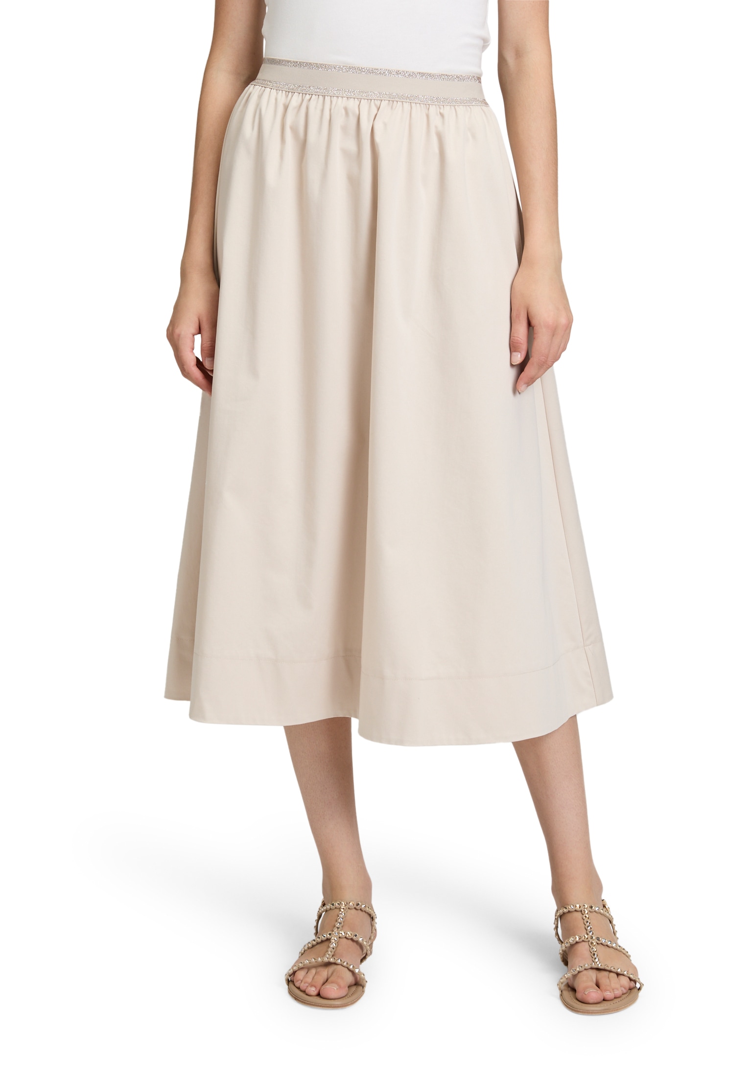 Betty&Co Midirock »Midirock mit elastischem Bund«