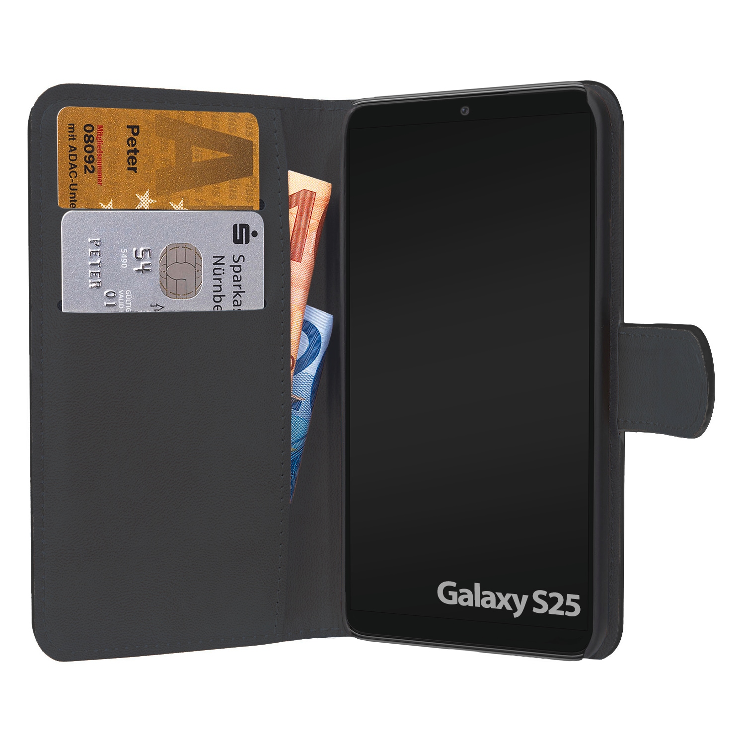 PEDEA Handyhülle »Book Cover Classic für Samsung Galaxy S25«, Samsung Galaxy S25, Backcover, Schutzhülle, Handyschutzhülle, Case, Schutzcase, stoßfest