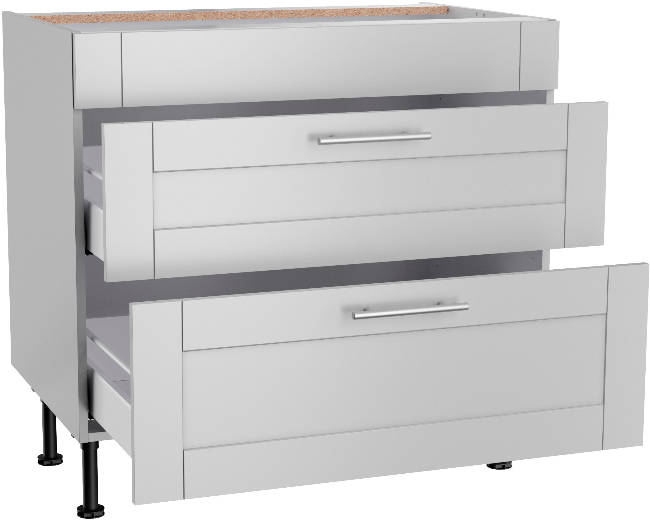 KOCHSTATION Kochfeldumbauschrank »KS-Ahus«, Breite 90 cm