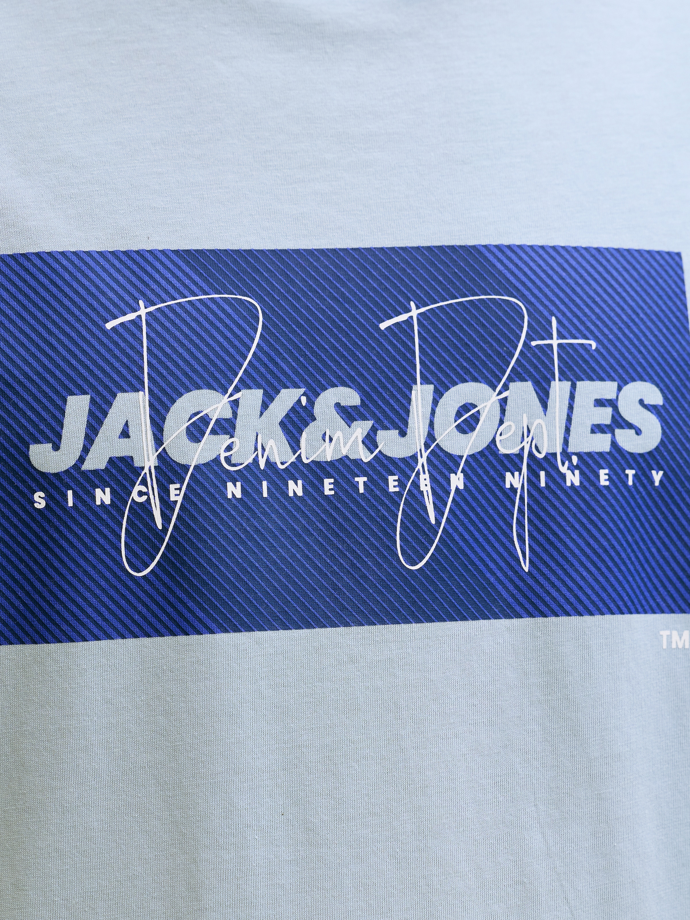 Jack & Jones Rundhalsshirt »JJCOLE PRINT TEE SS CREW NECK«
