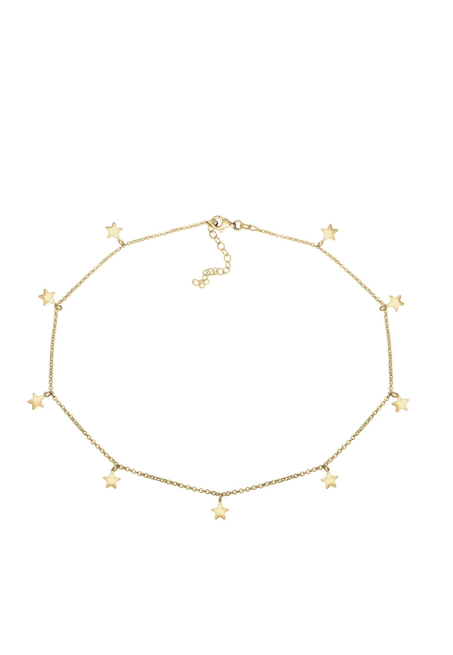 Elli Choker »Halskette Choker Kette Sterne Astro 925 Sterling Silber«