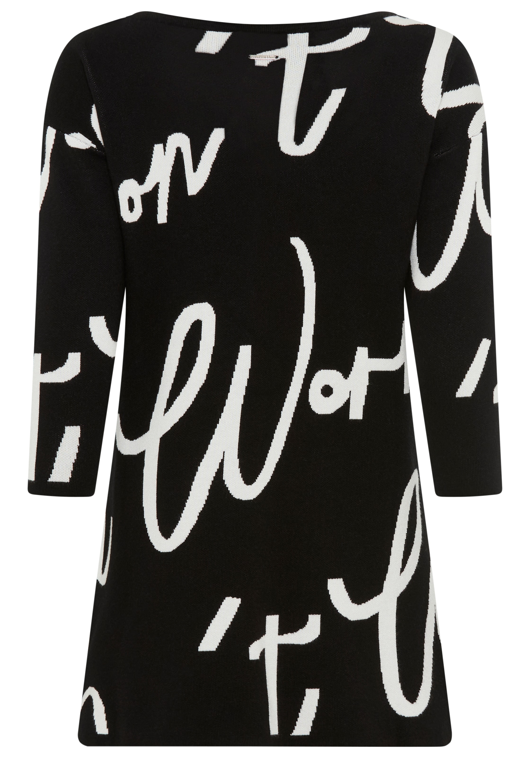 Laura Scott Jacquardpullover, mit Schriftmuster - NEUE KOLLEKTION
