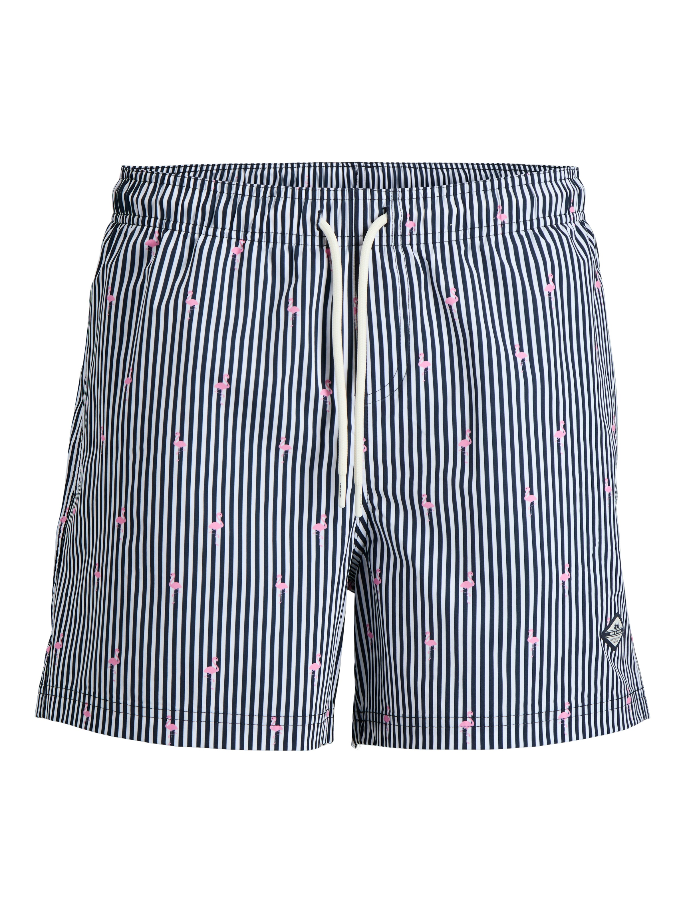 Jack & Jones Badeshorts »JPSTMAUI BREEZE MINI STRIPE SWIM SRT SN« Kunstfaser, normal geschnitten