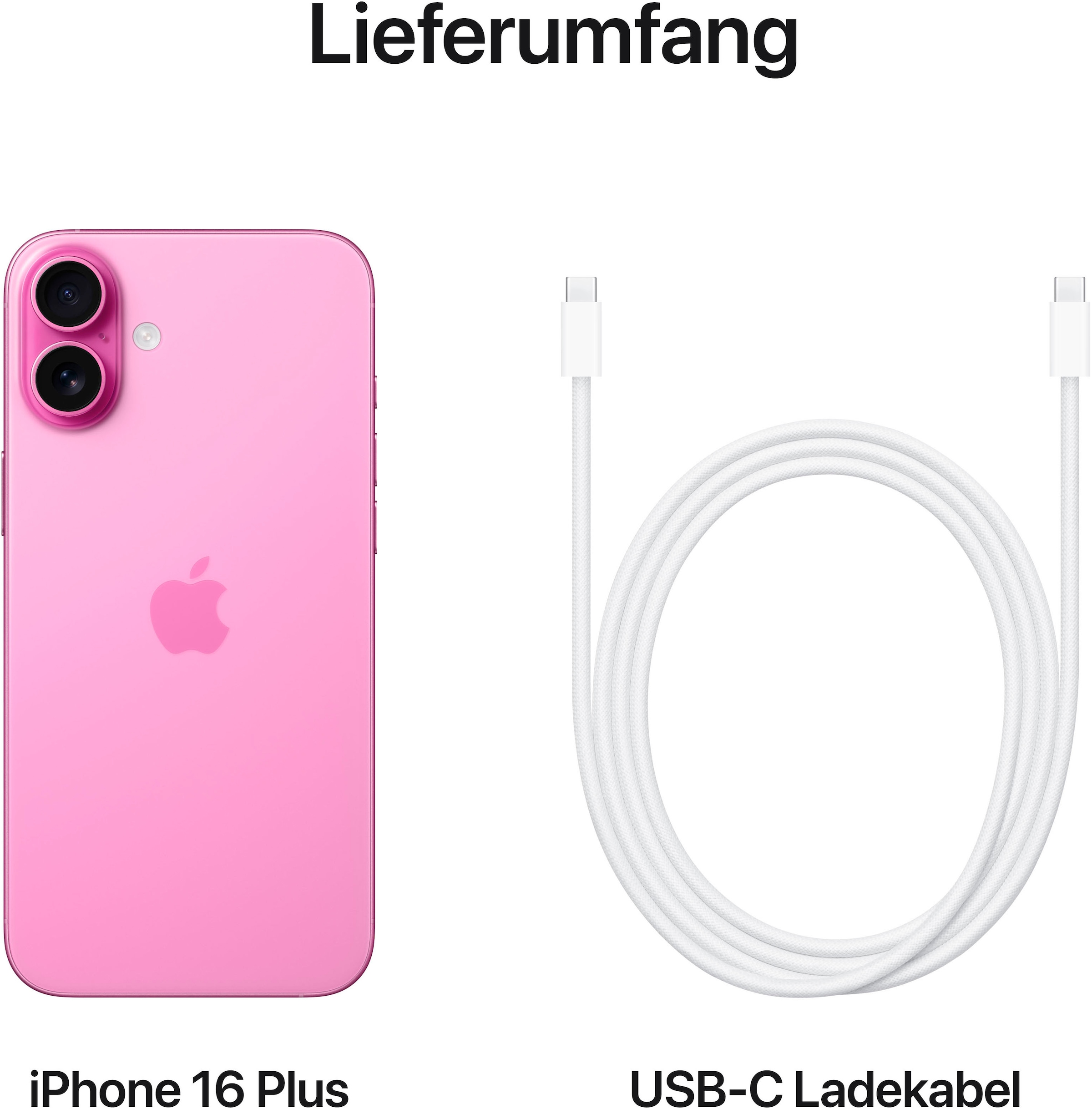 Apple Smartphone »iPhone 16 Plus«, Pink