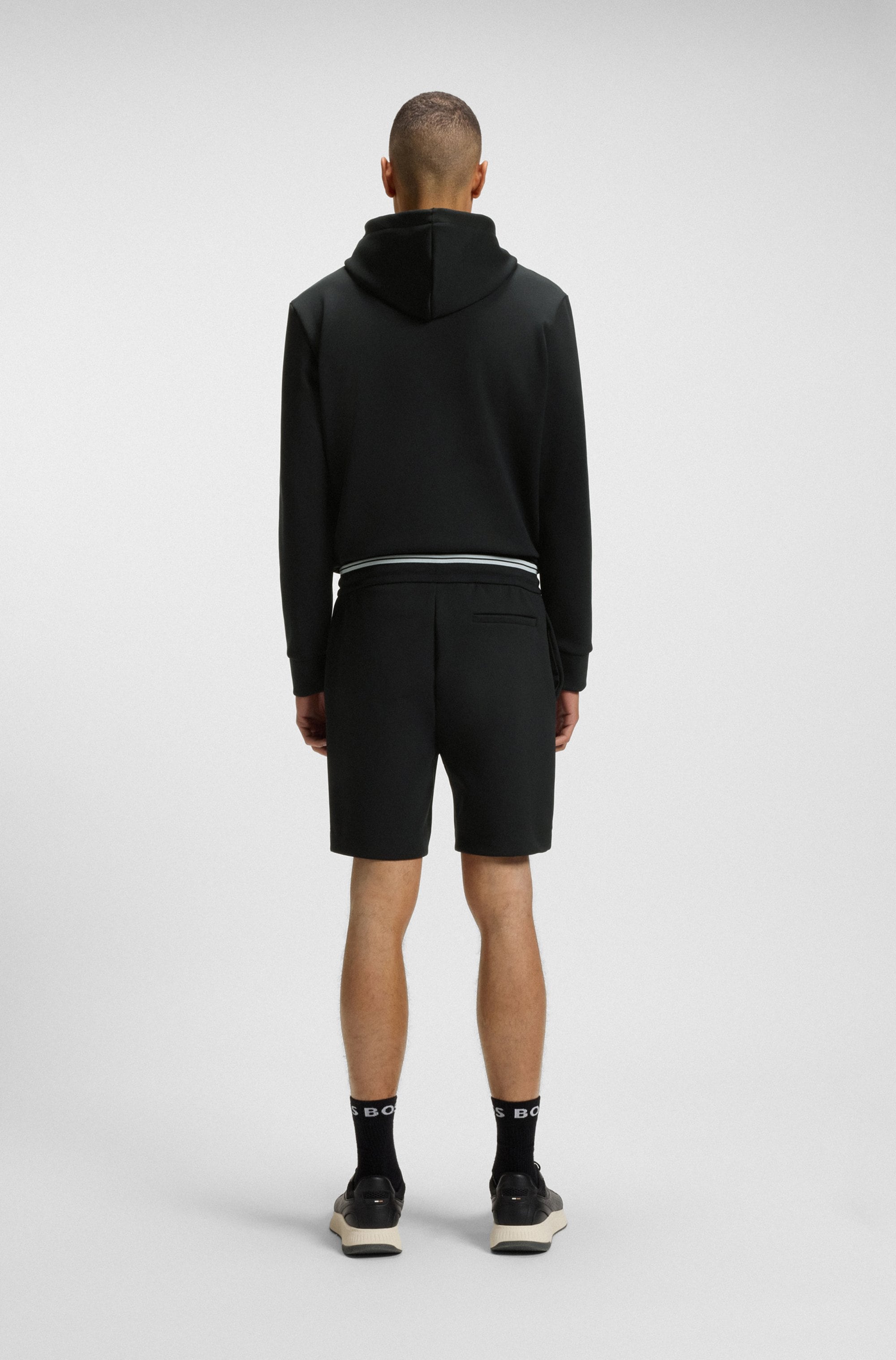 BOSS GREEN Sweatshorts »Shorts Zone«, mit Streifendetails