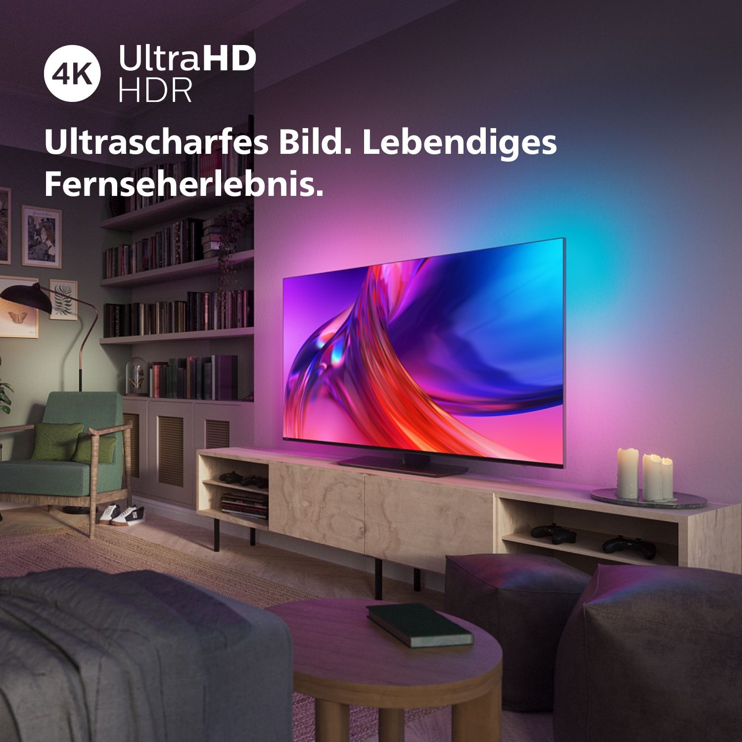 Philips LED-Fernseher »65PUS8808/12«, 164 cm/65 TV-Smart-TV-Google Ultra 4K Android TV HD, bei kaufen OTTO Zoll