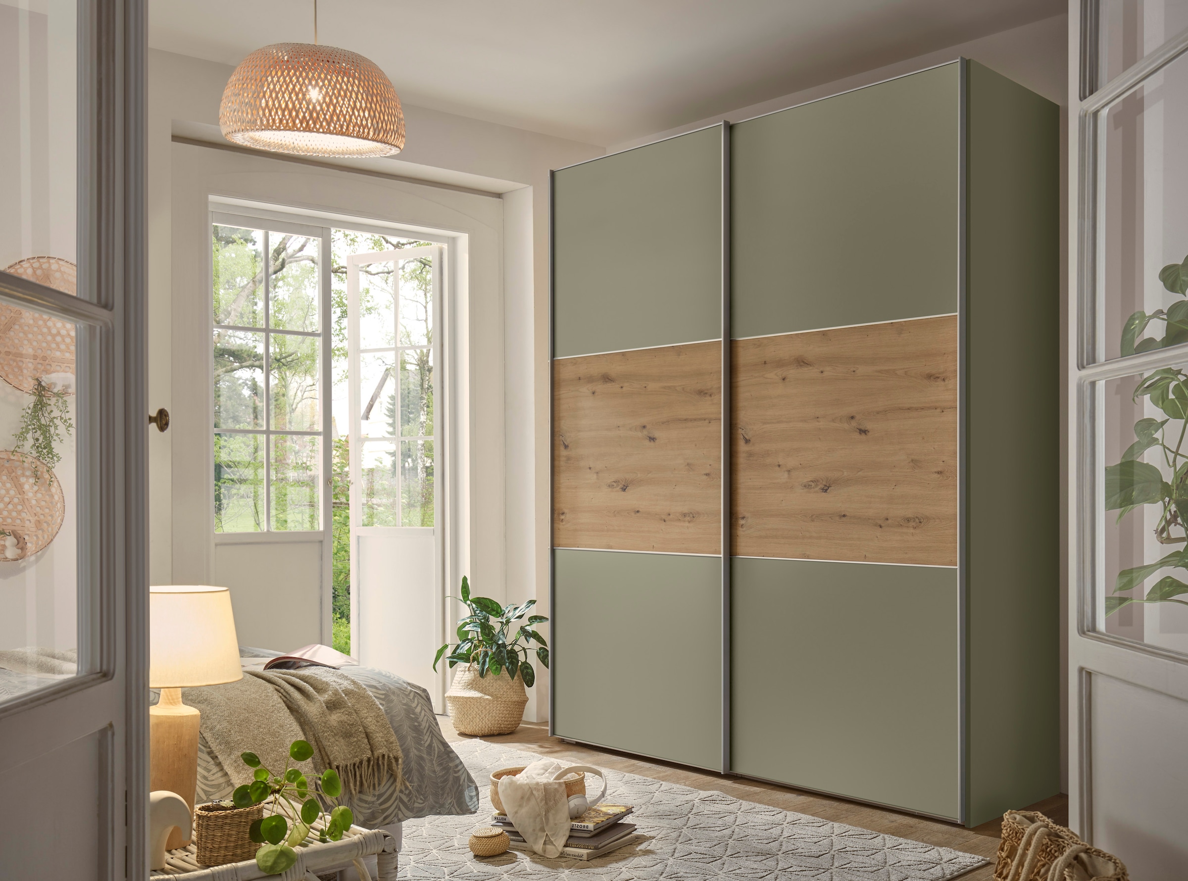 STAUD Schwebetürenschrank »Includo, Made in Germany« Mit vier verschiedenen Ausstattungsvarianten