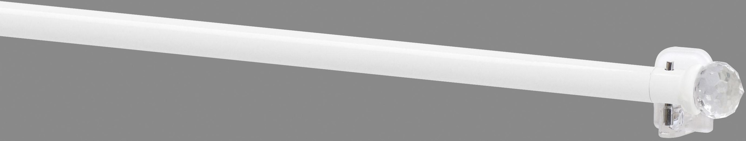 Good Life Vitragenstange »Crystal« Ø 10 mm 1 läufig-läufig ausziehbar