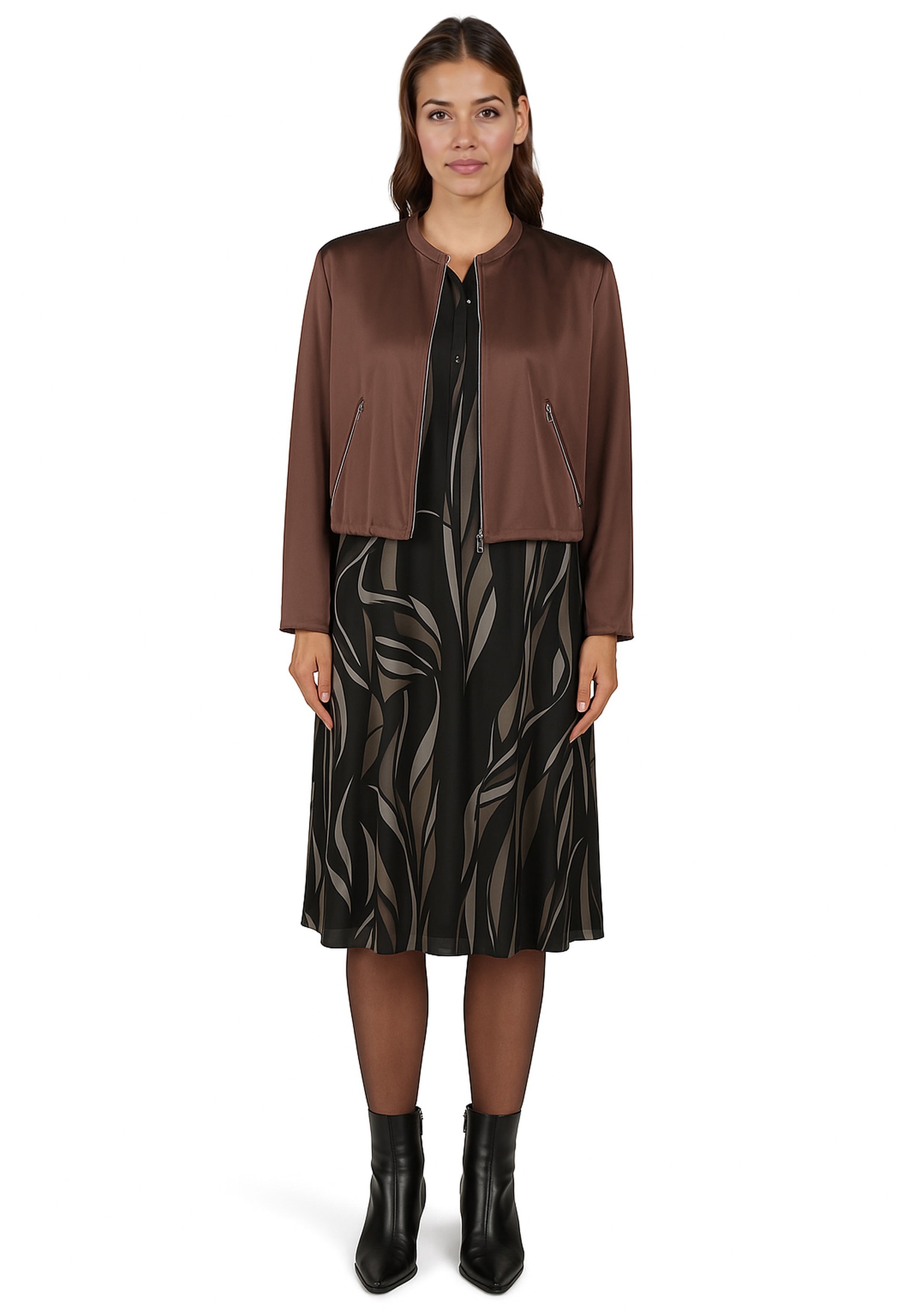 Betty Barclay Chiffonkleid »Chiffonkleid langarm«