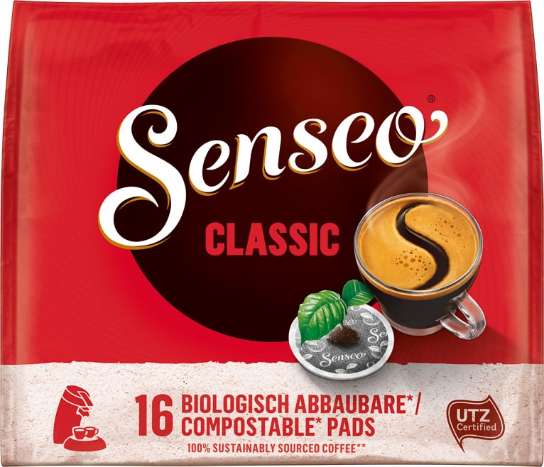 Philips Senseo Kaffeepadmaschine jetzt Online OTTO inkl. (Wert Plus, CSA210/20, Kaffeespezialitäten, »Original Gratis-Zugabe im aus Plastik«, +2 €5,-UVP) Plus recyceltem 28% Crema Shop