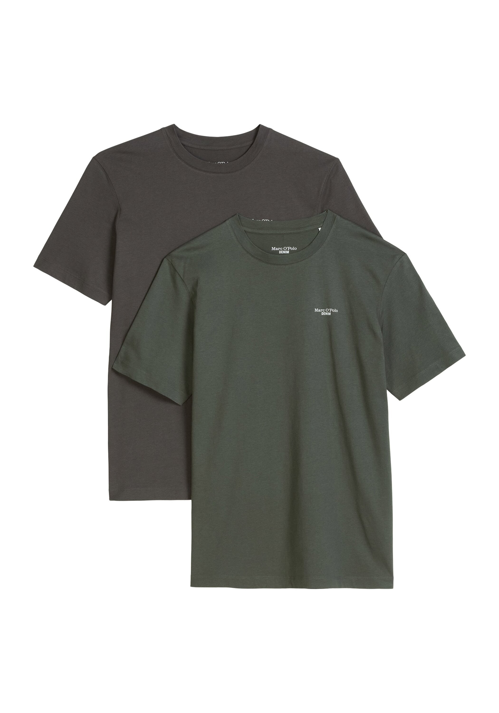 Marc O'Polo DENIM T-Shirt »T-Shirt T-Shirt, SSL, Logo Print, Doubl 2er Pack« 2