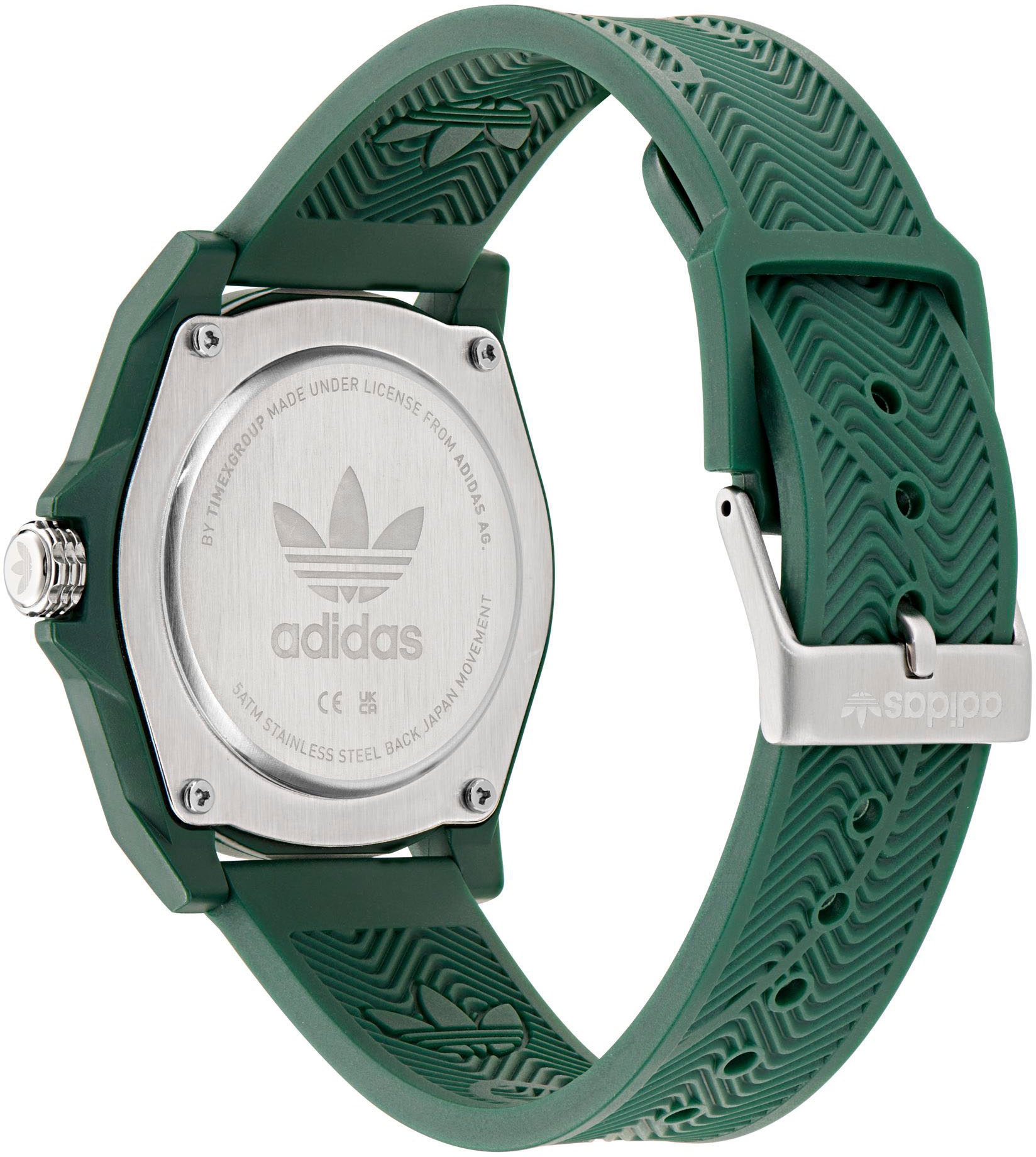 adidas Originals Quarzuhr »PROJECT FOUR«, Armbanduhr, Herrenuhr, Damenuhr,Resinarmband,wasserabweisend bis 5 bar