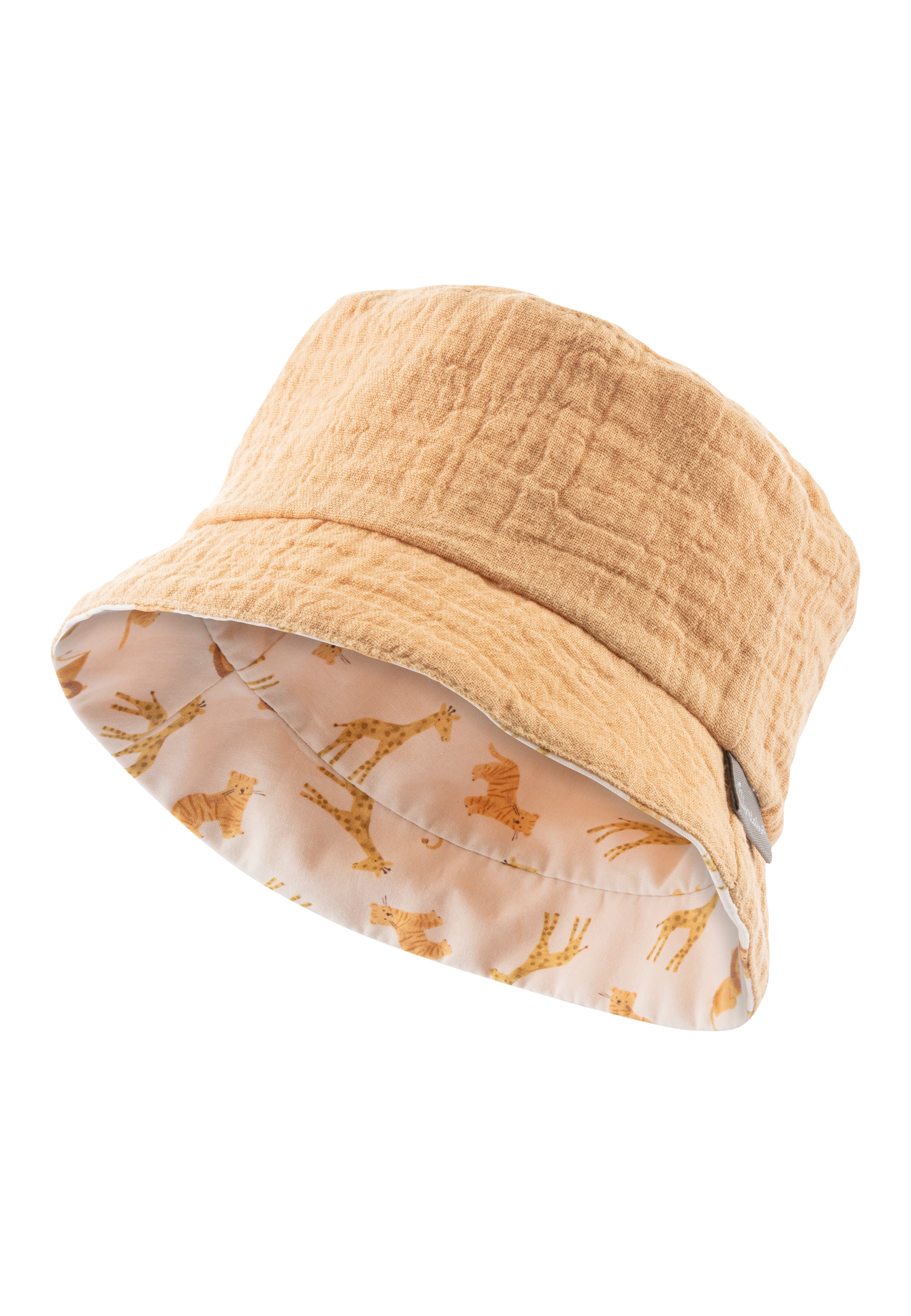 Sterntaler® Schirmmütze »Wende-Fischerhut Giraffen«