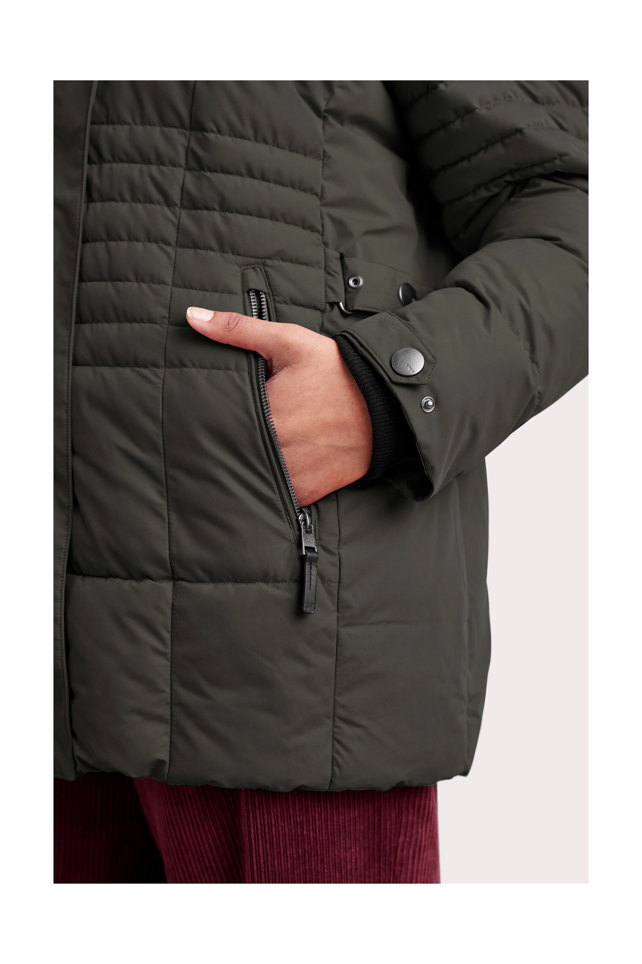 STOY Steppjacke »STW 3 WMN QLTD JCKT« Wasserabweisend, winddicht, atmungsaktiv, verstellbare Kapuze