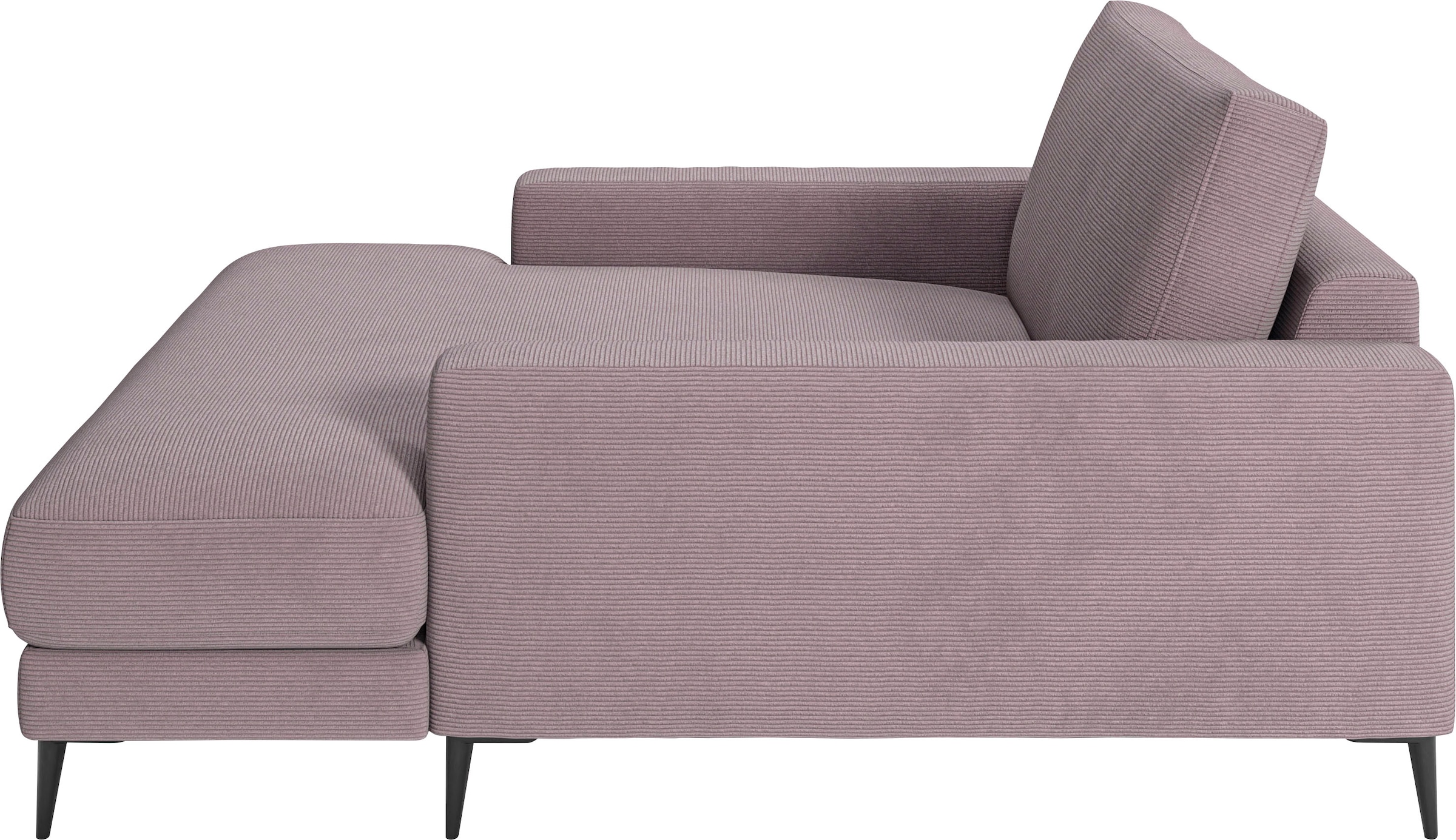 INOSIGN Chaiselongue »Downtown Loungemöbel zum Relaxen, B/T/H: 132/170/84 cm«, auch in Bouclé, Cord und Easy care - leicht mir Wasser zu reinigen