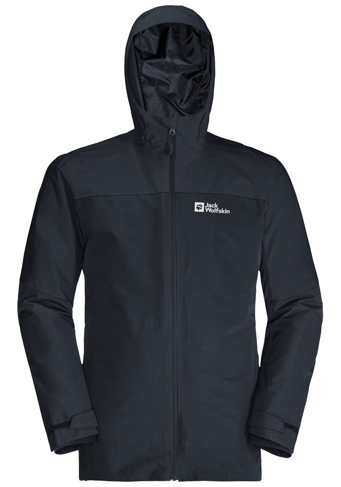 Jack Wolfskin 3-in-1-Funktionsjacke »GLAABACH 3IN1 JKT M«, mit Kapuze