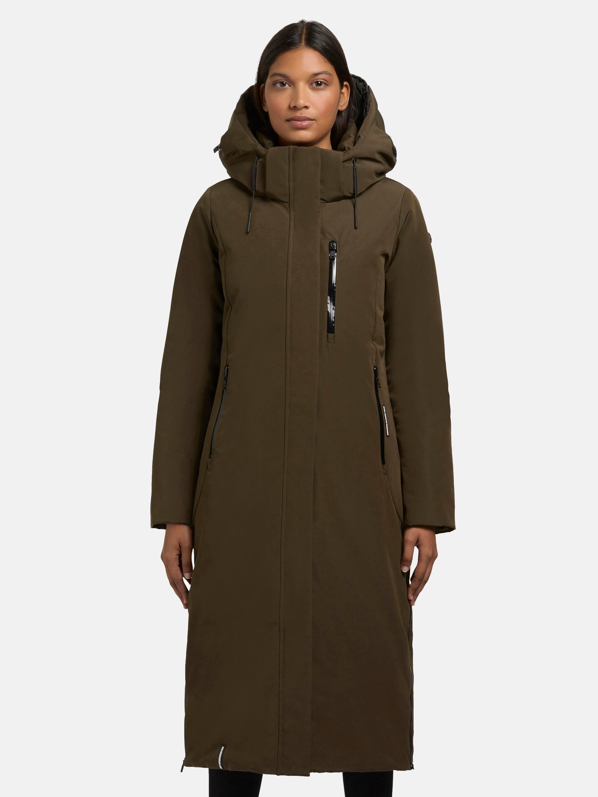khujo Wintermantel »Wintermantel Lofi2«, Langer Damen Winterparka mit Kapuze