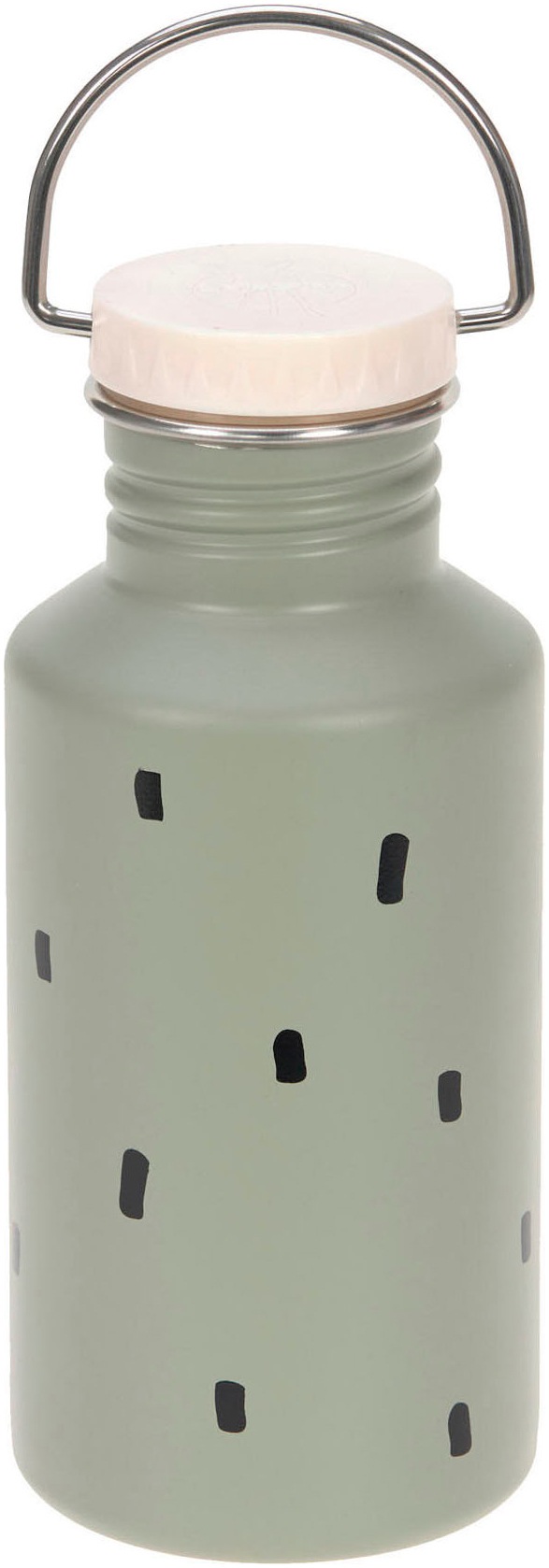 LÄSSIG Trinkflasche »Happy Prints, Light Olive«