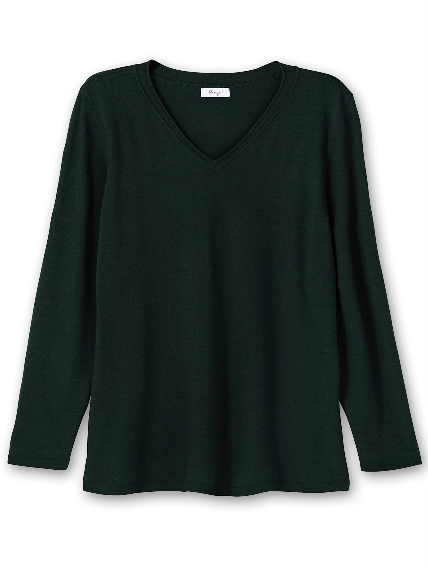 Sheego V-Ausschnitt-Pullover »V-Ausschnitt-Pullover«