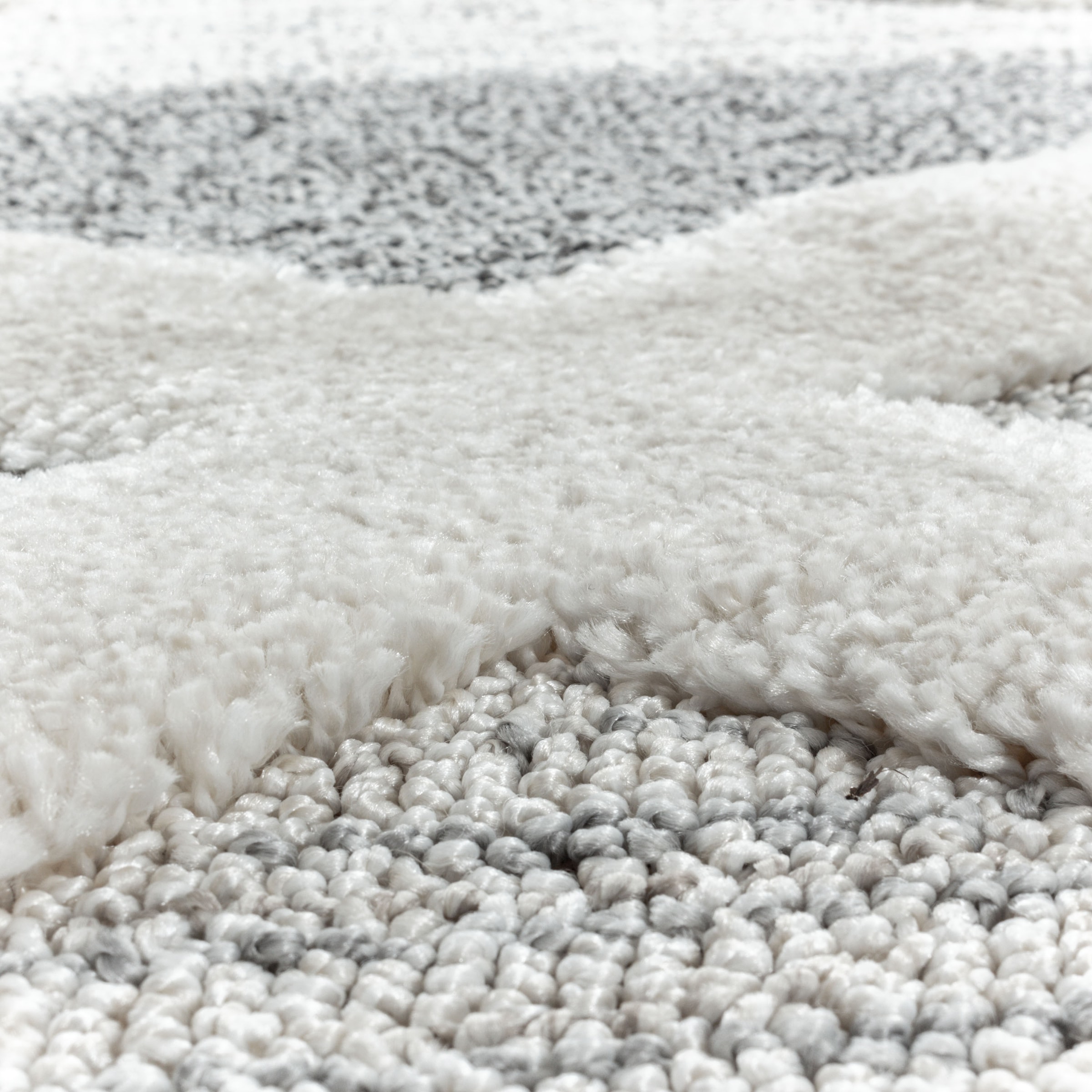 Ayyildiz Teppiche Teppich »PISA 4709«, rund, 20 mm Höhe, auch rechteckig, Hoch Tief Struktur, Wohnzimmer, Schlafzimmer