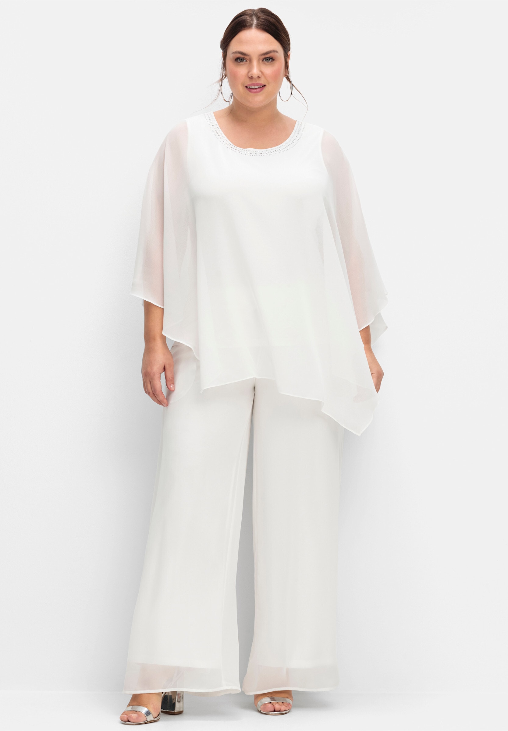 Sheego Longbluse »Tunika Tunika in 2-in-1-Optik«