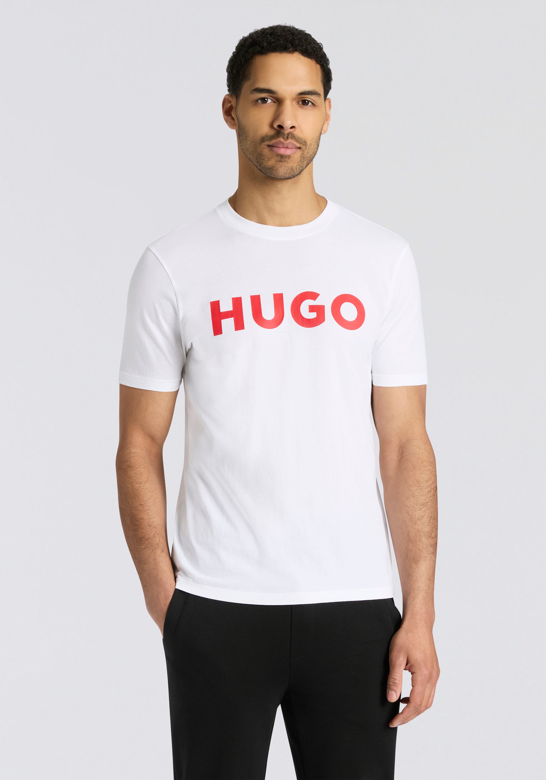 HUGO T-Shirt »Dulivio« Rundhalsausschnitt, Regular Fit, Must have Basic
