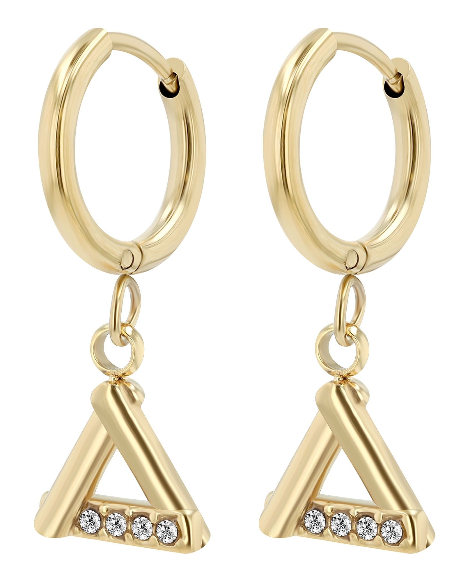 Adelia´s Kettenanhänger »Damen Anhänger aus Edelstahl mit Strass Steinchen«