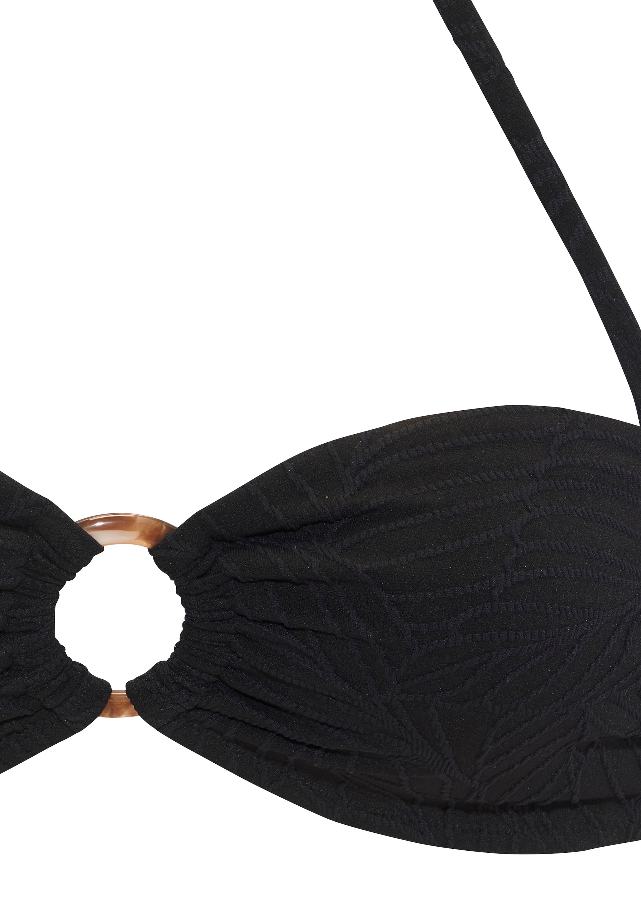 LASCANA Bandeau-Bikini-Top »Fay« aus eleganter Strukturware